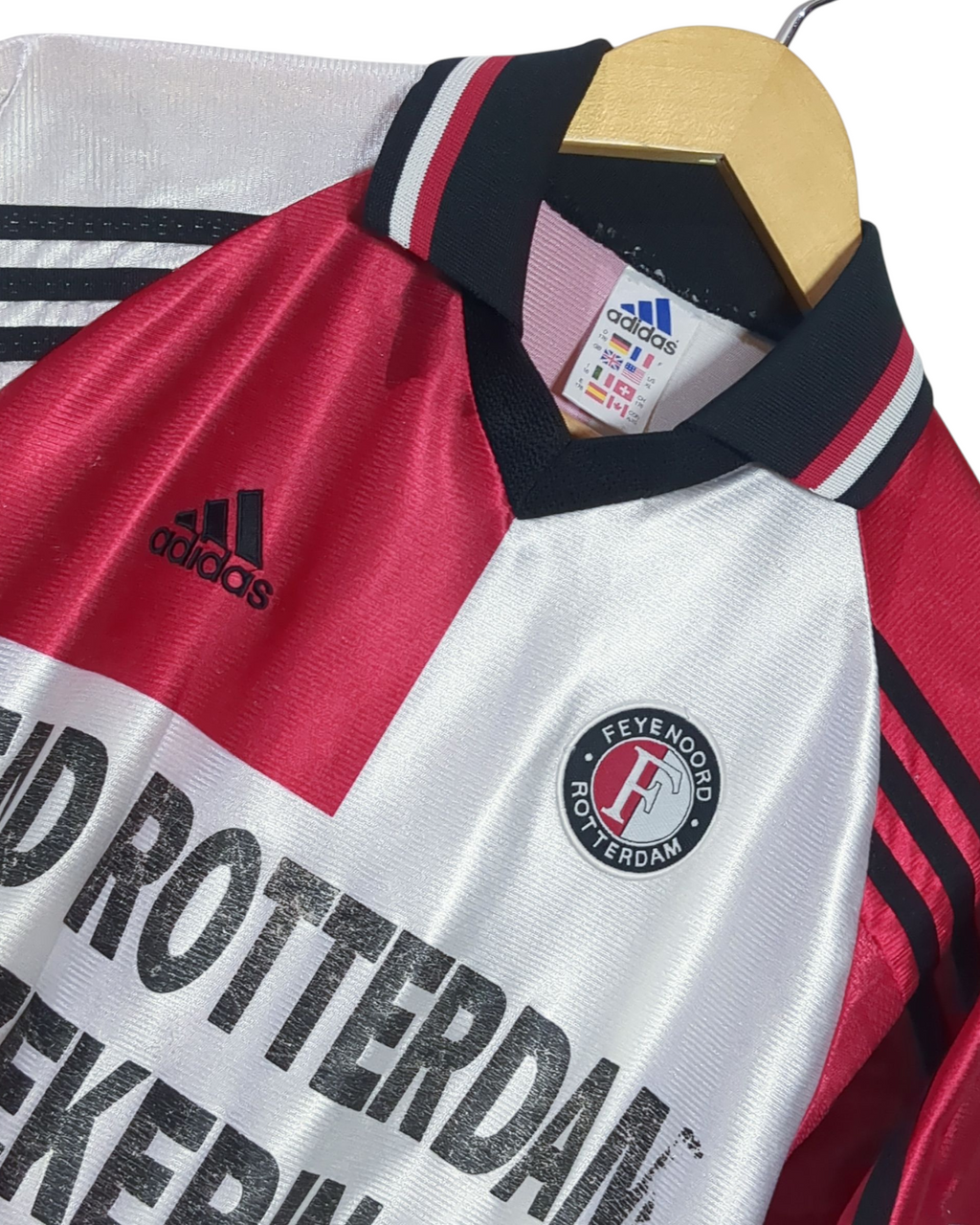 1998-99 Feyenoord Adidas Home Shirt - (XL.Boys)