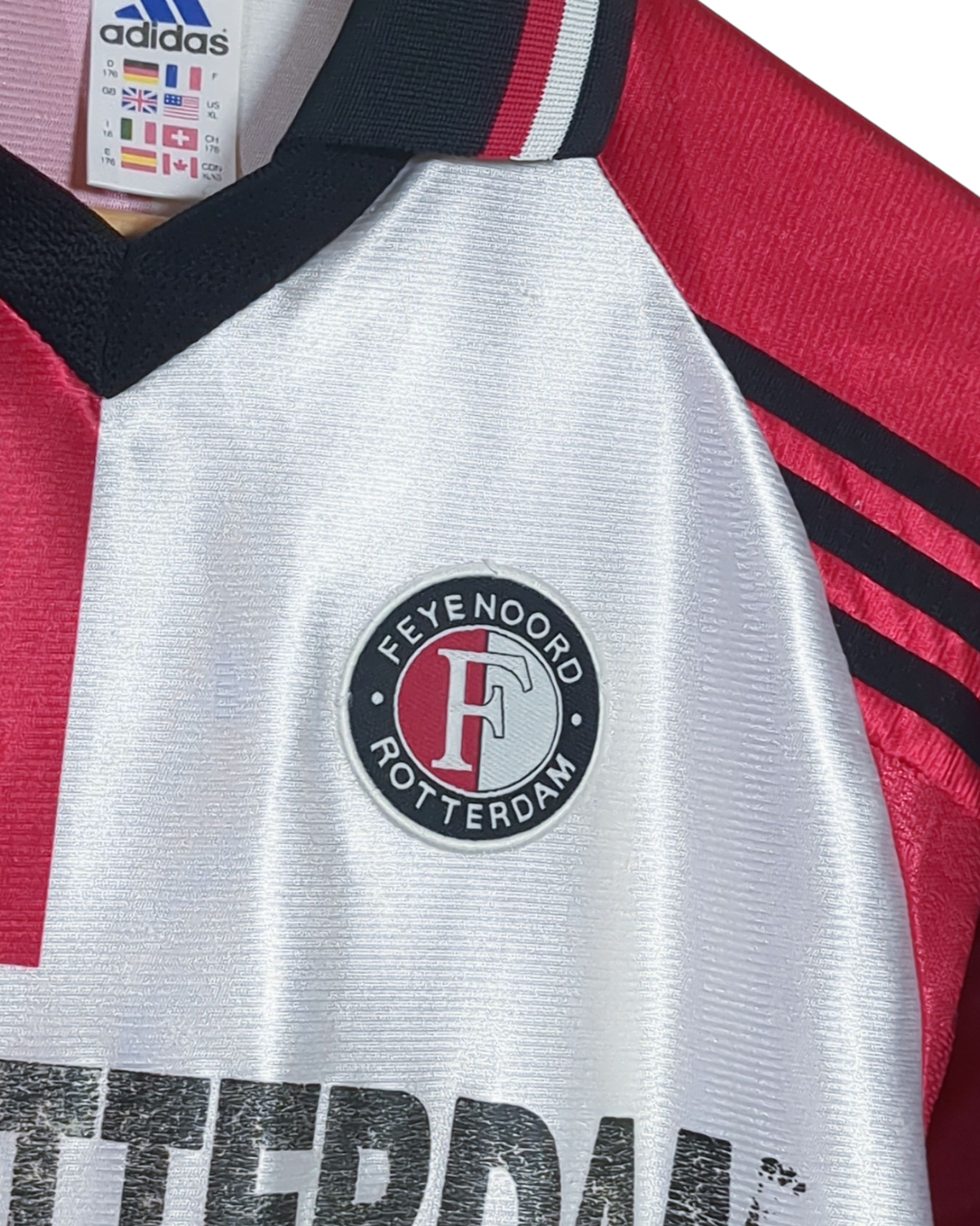 1998-99 Feyenoord Adidas Home Shirt - (XL.Boys)