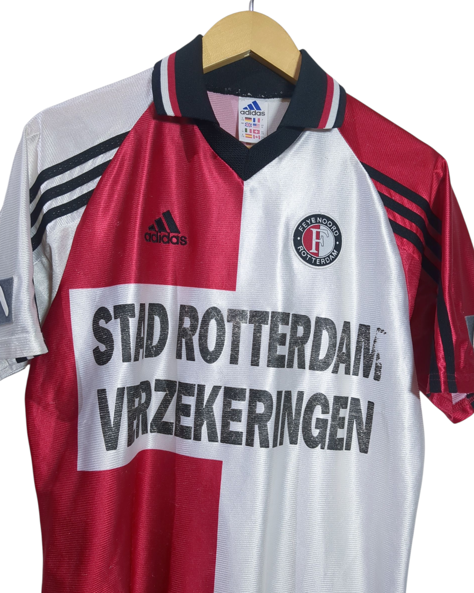 1998-99 Feyenoord Adidas Home Shirt - (XL.Boys)