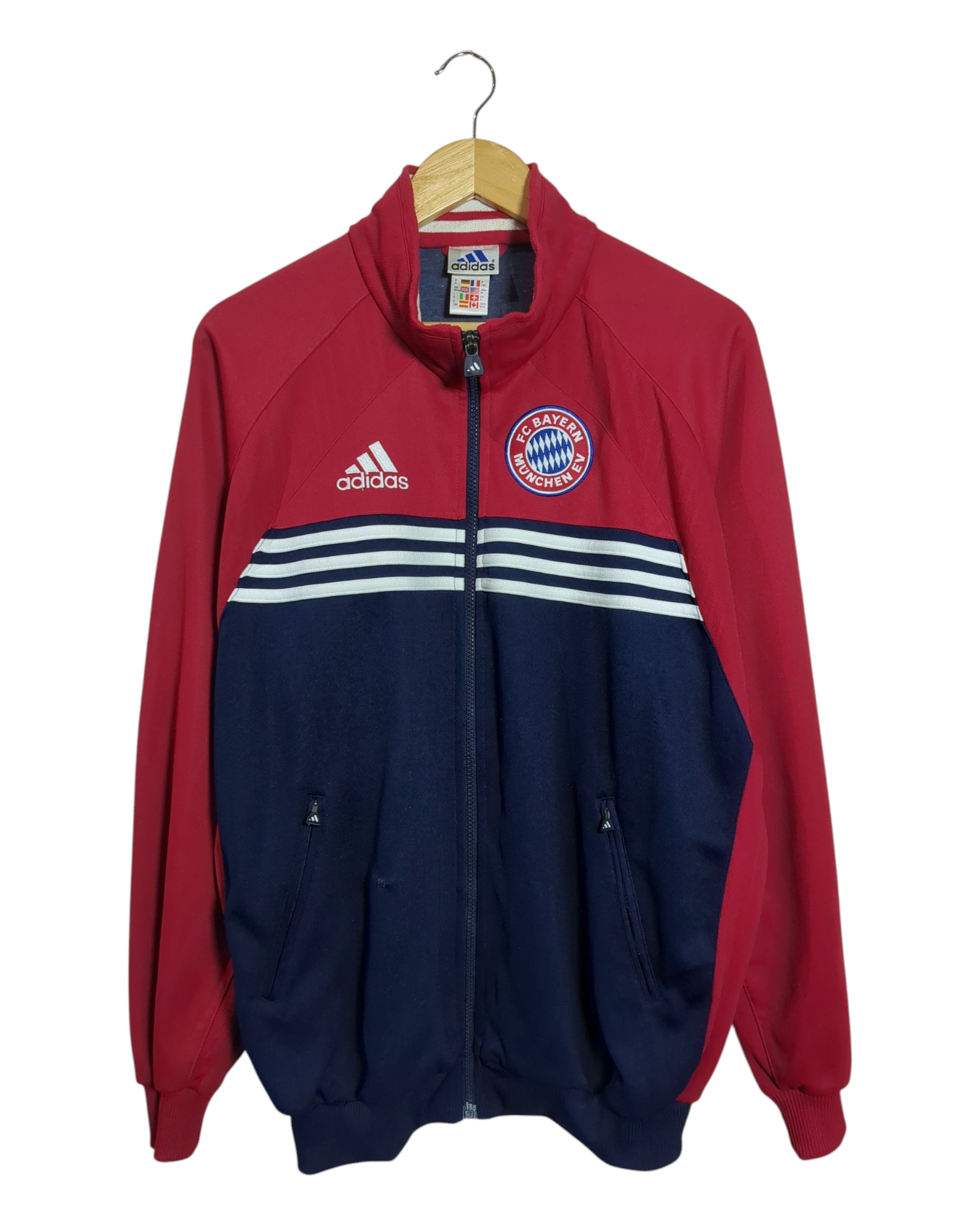 1998-00 Bayern Munich Adidas Track Jacket - (L)
