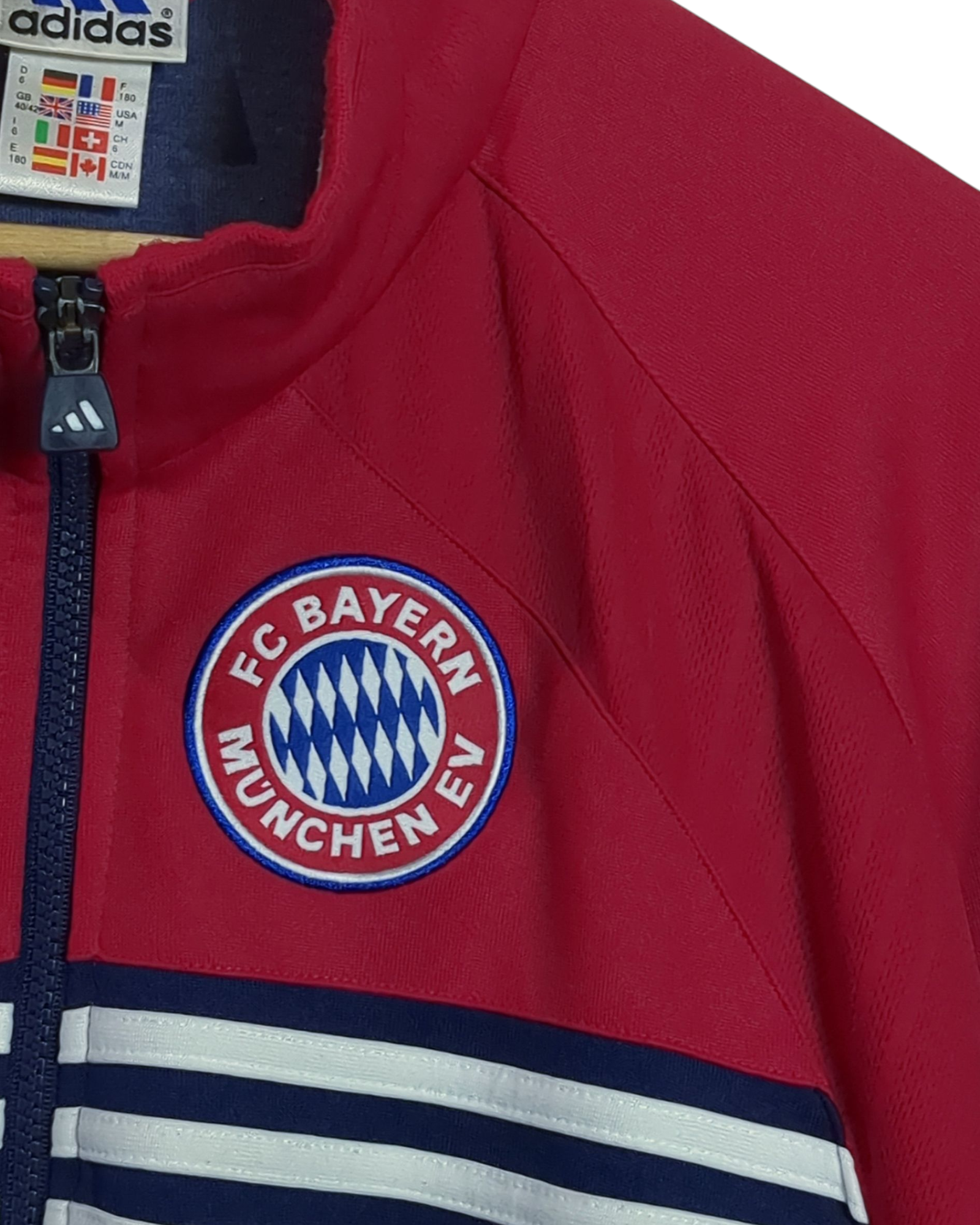 1998-00 Bayern Munich Adidas Track Jacket - (L)