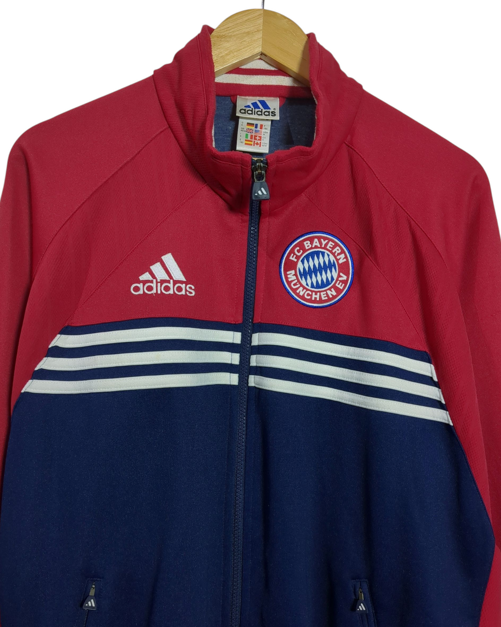 1998-00 Bayern Munich Adidas Track Jacket - (L)