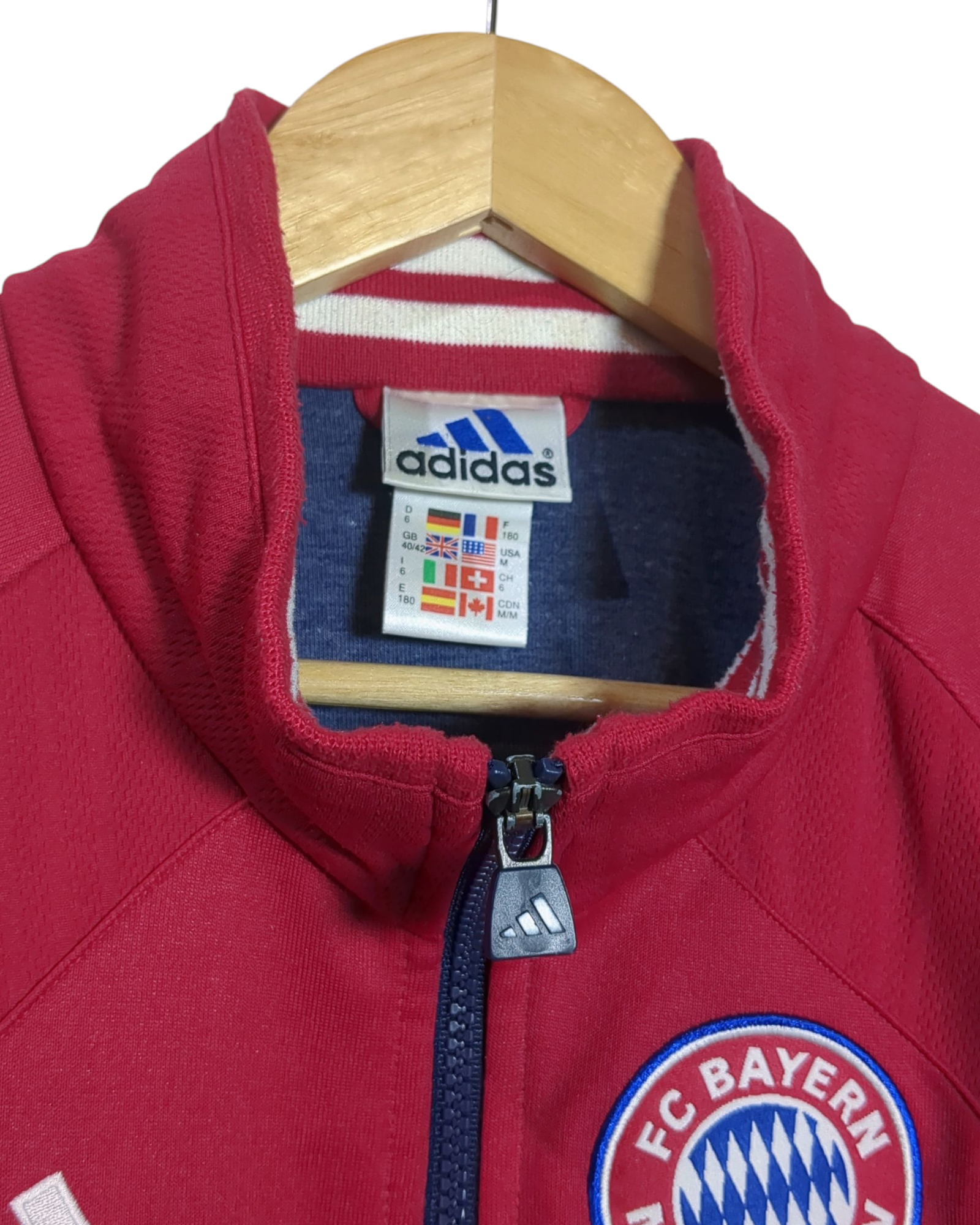 1998-00 Bayern Munich Adidas Track Jacket - (L)
