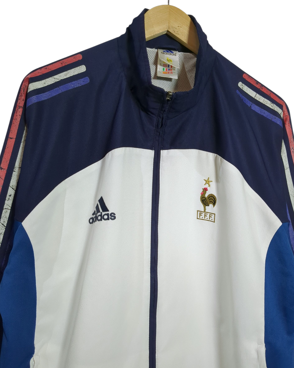 2004-06 France Adidas Track Jacket - (L)