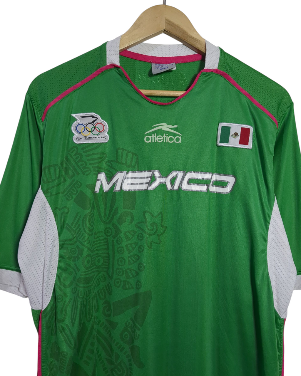 2004 Mexico Atletica Olympic Home Shirt - (L)