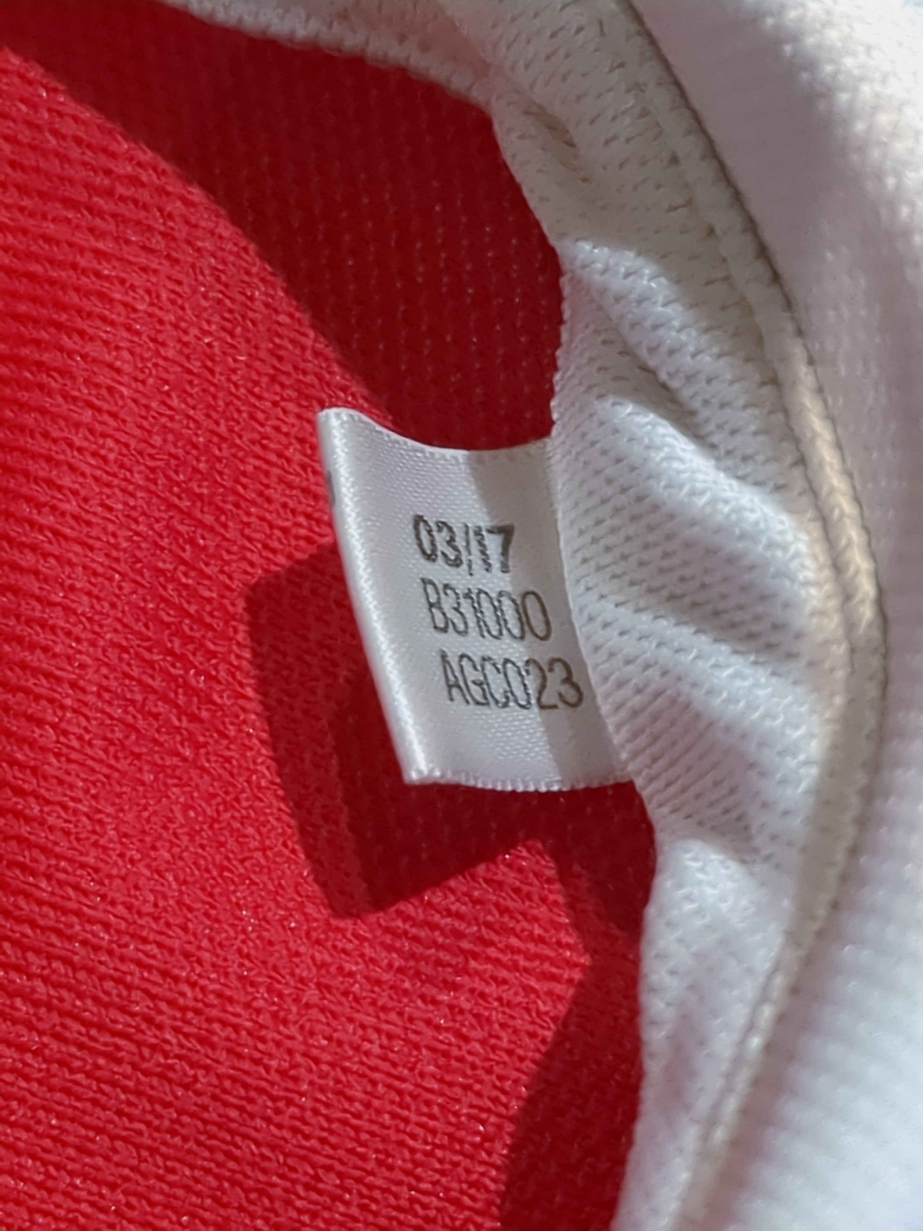2017-18 Benfica Adidas Home Shirt - (S)