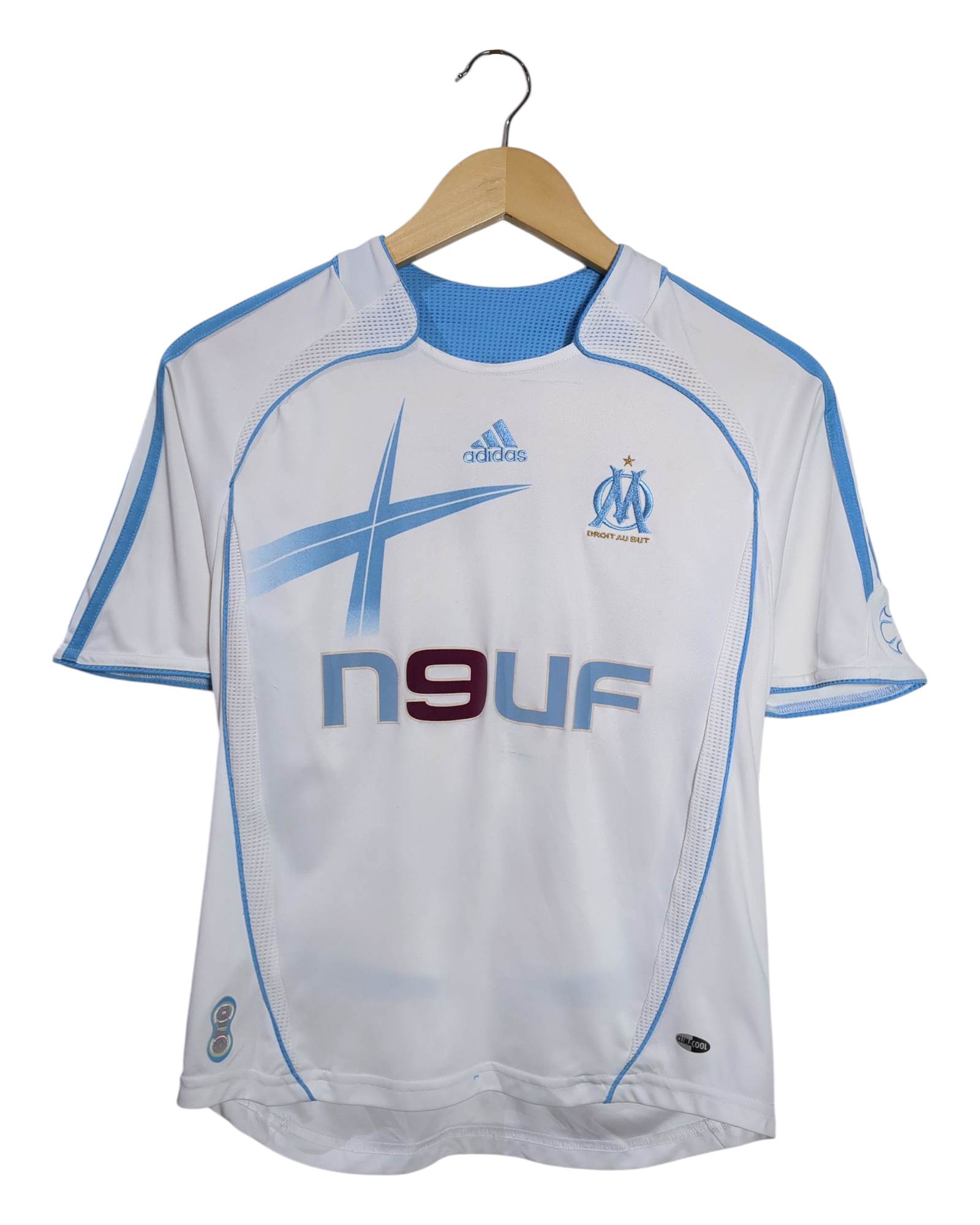 2006-07 Olympique Marseille Adidas Home Shirt #22 Nasri - (M.Boys)