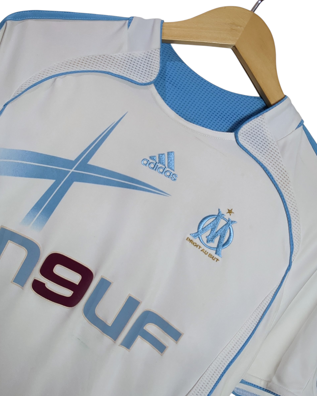 2006-07 Olympique Marseille Adidas Home Shirt #22 Nasri - (M.Boys)