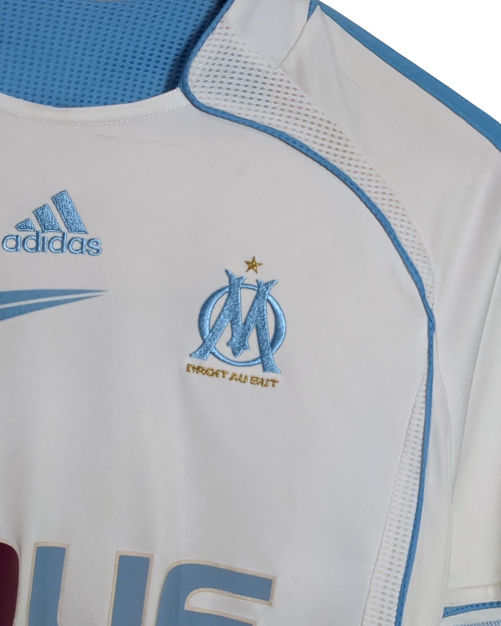 2006-07 Olympique Marseille Adidas Home Shirt #22 Nasri - (M.Boys)