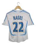 2006-07 Olympique Marseille Adidas Home Shirt #22 Nasri - (M.Boys)