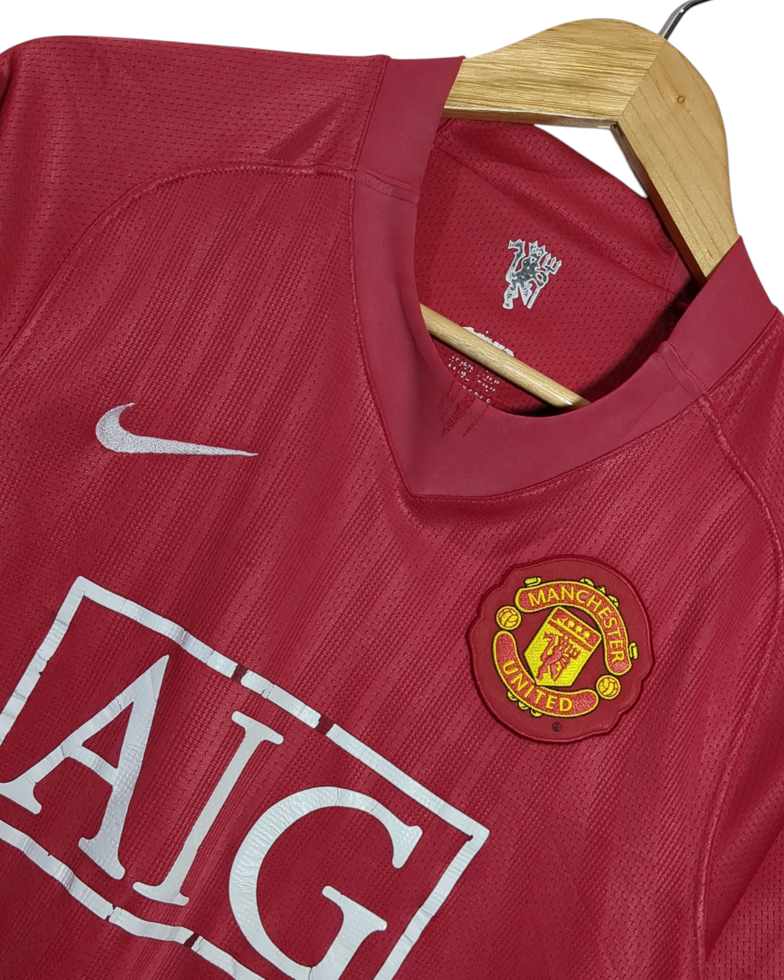 2007-09 Manchester United Nike Home Shirt - (S)