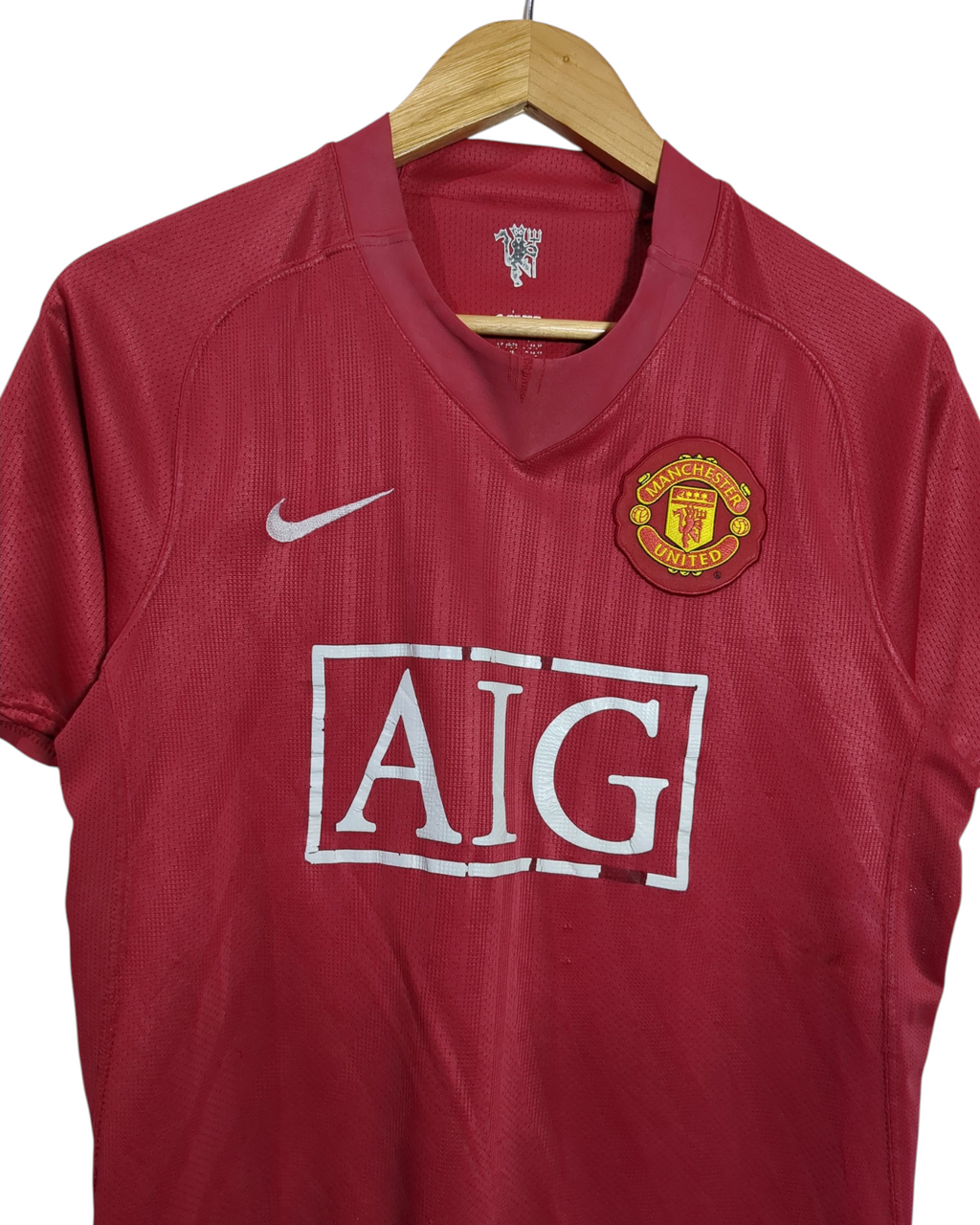 2007-09 Manchester United Nike Home Shirt - (S)