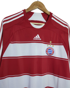 2007-08 Bayern Munich Adidas Player Issue Home L/S Shirt - (XL)