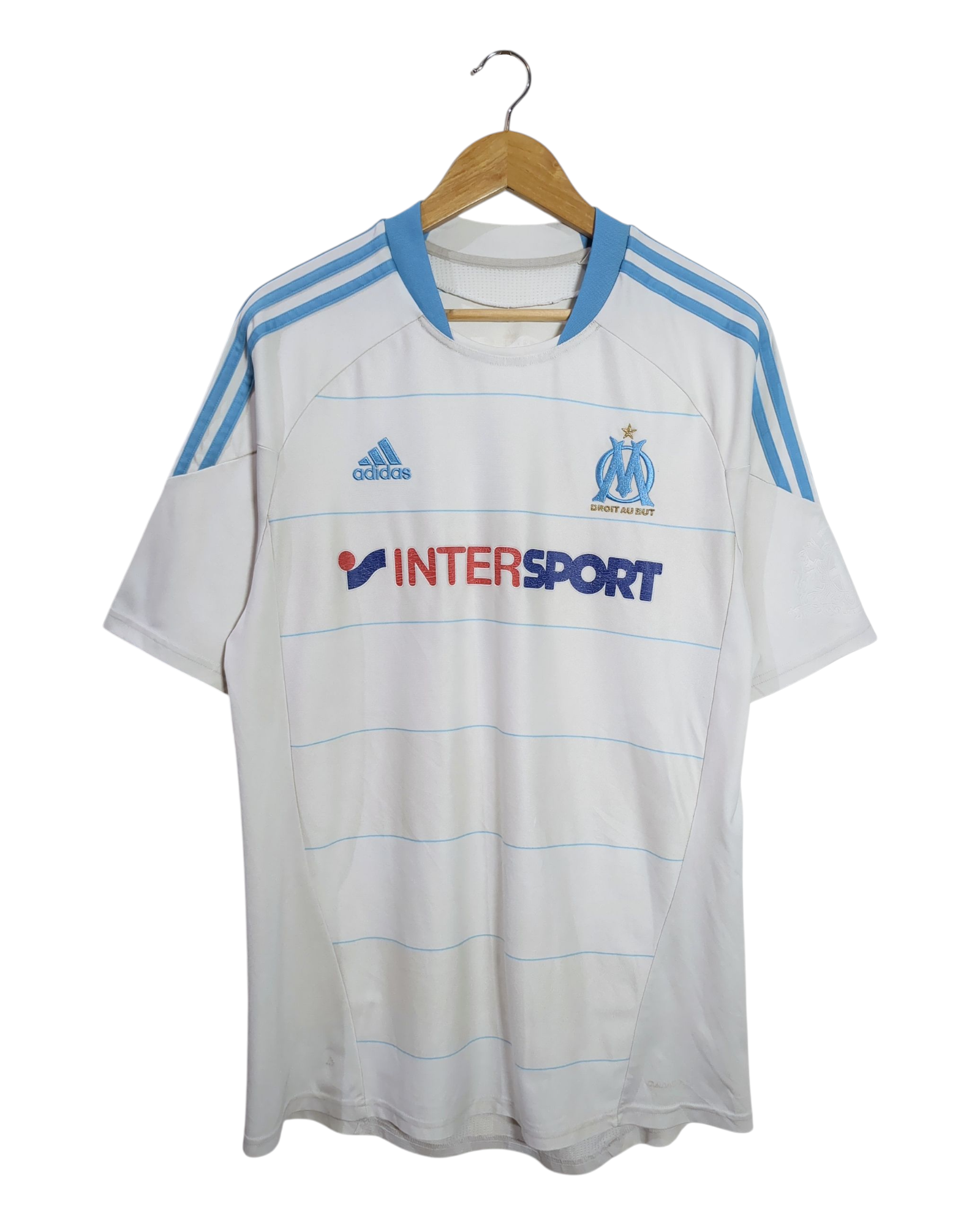 2010-11 Olympique Marseille Adidas Home Shirt - (XL)