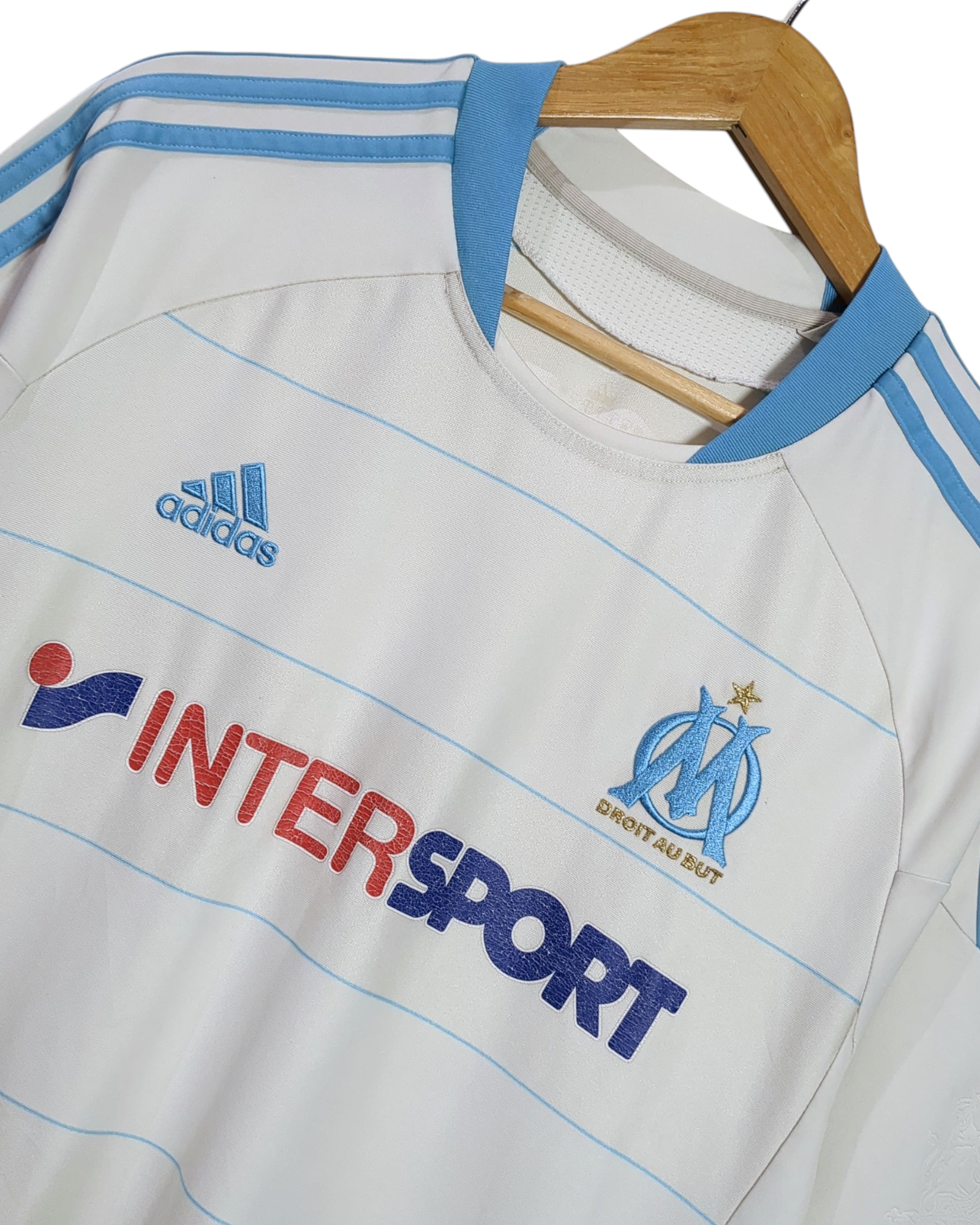 2010-11 Olympique Marseille Adidas Home Shirt - (XL)