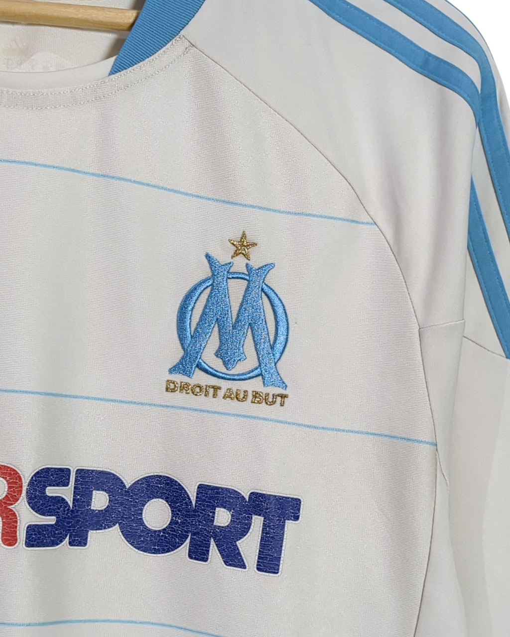 2010-11 Olympique Marseille Adidas Home Shirt - (XL)
