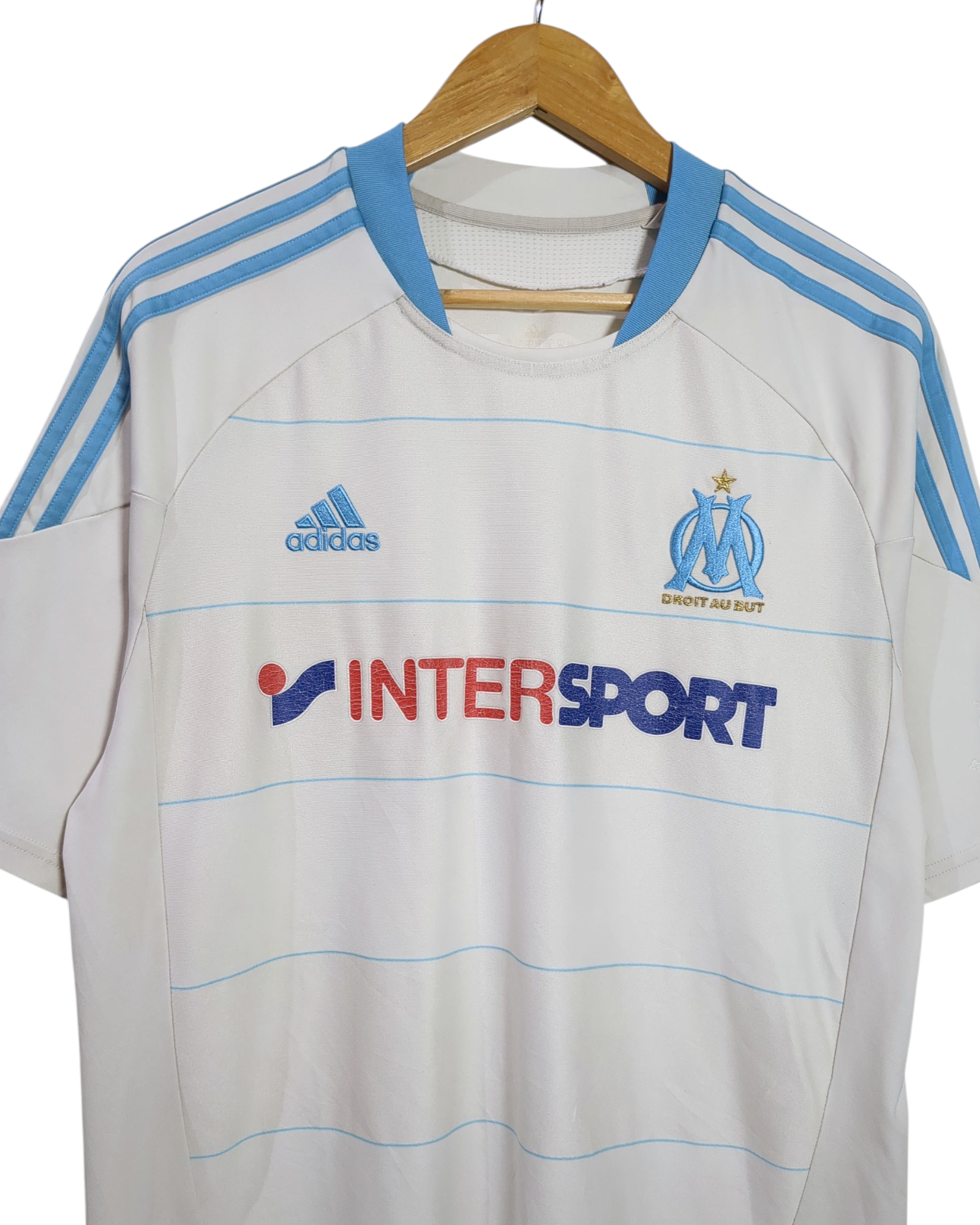 2010-11 Olympique Marseille Adidas Home Shirt - (XL)