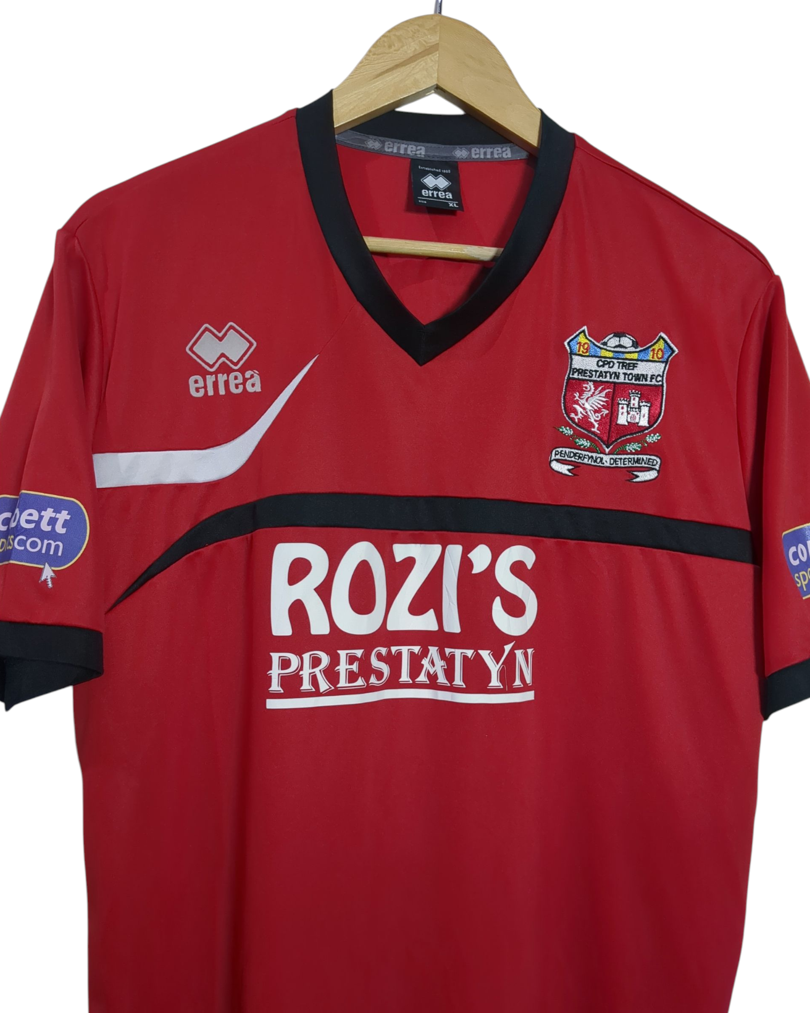2013-14 Prestatyn Town Errea Home Shirt #18 Smyth - (M)