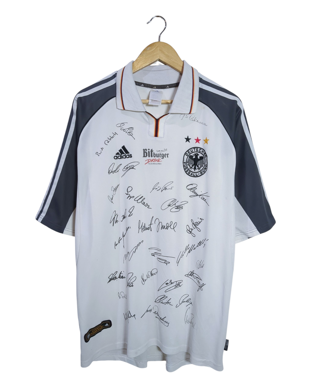 2000-02 Germany Adidas 'Squad Signed' Home Shirt - (XL)