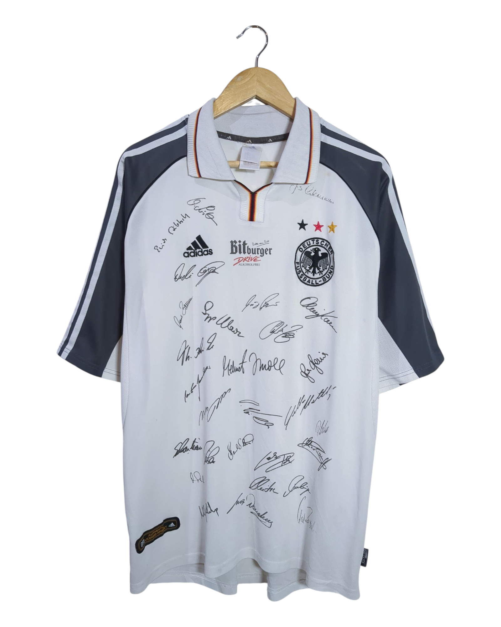 2000-02 Germany Adidas 'Squad Signed' Home Shirt - (XL)