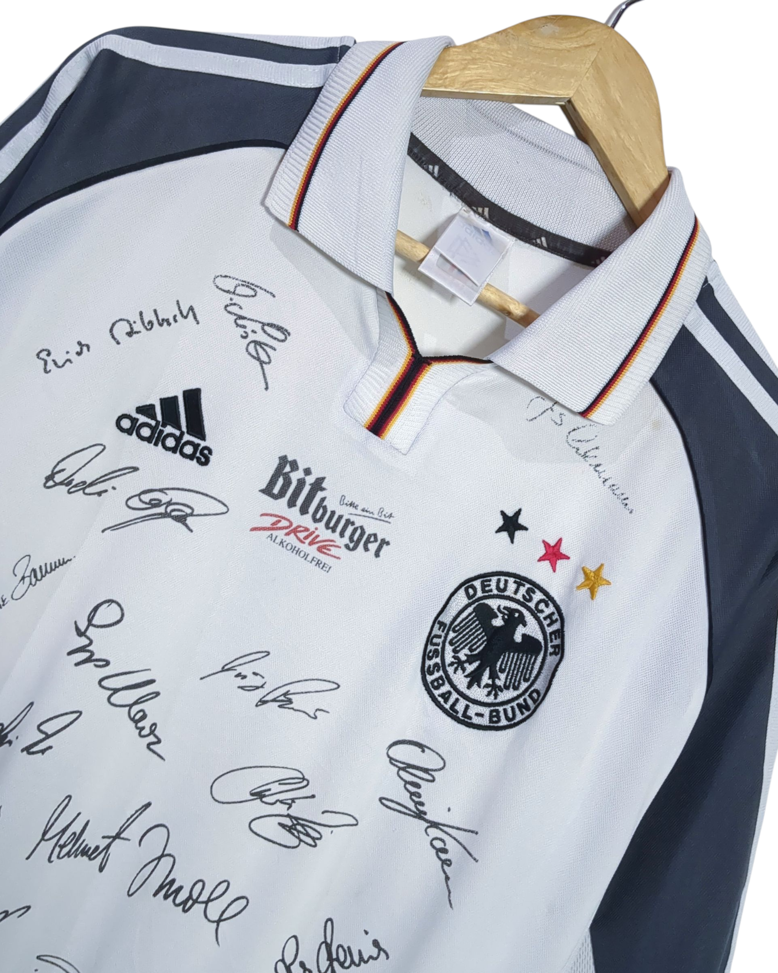 2000-02 Germany Adidas 'Squad Signed' Home Shirt - (XL)