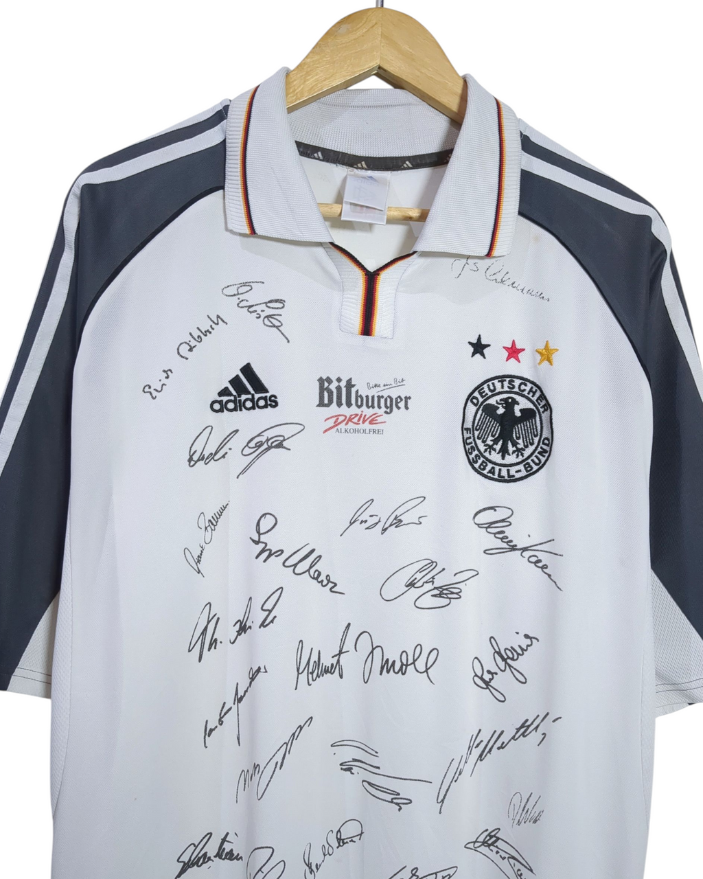 2000-02 Germany Adidas 'Squad Signed' Home Shirt - (XL)