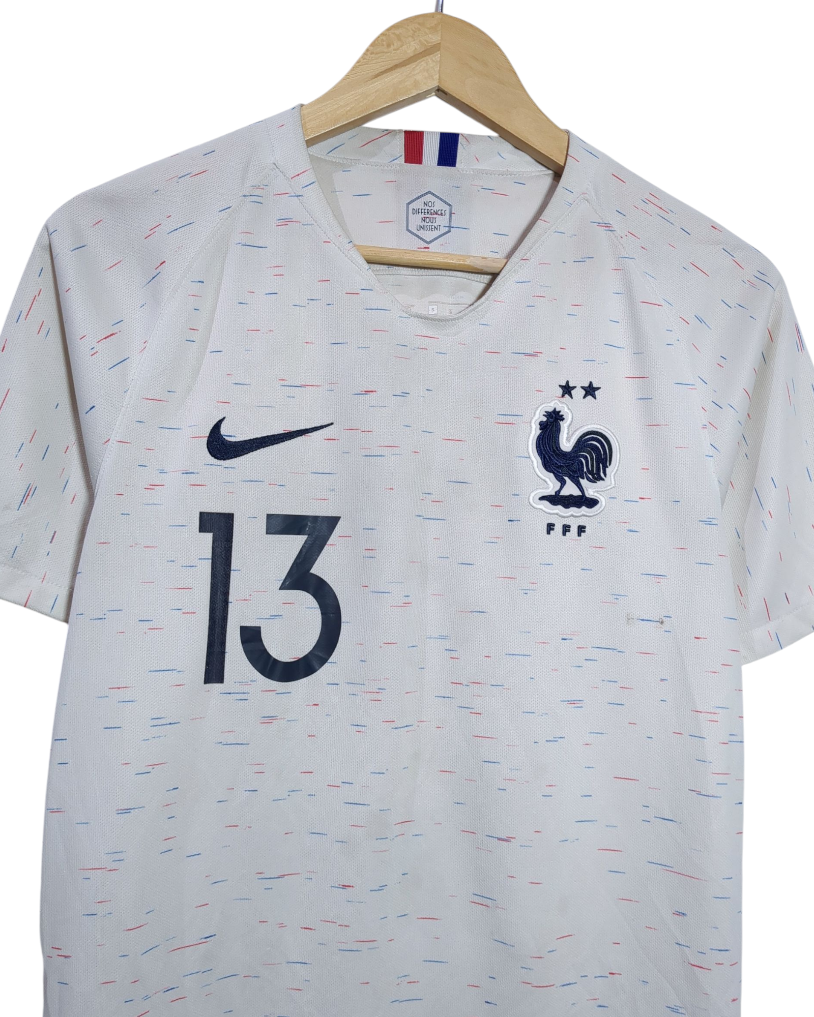 2018-19 France Nike Away Shirt #13 Kante - (S)
