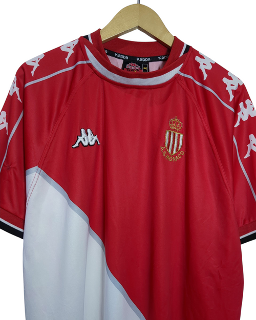1999-00 AS Monaco Kappa Home Shirt - (XL)