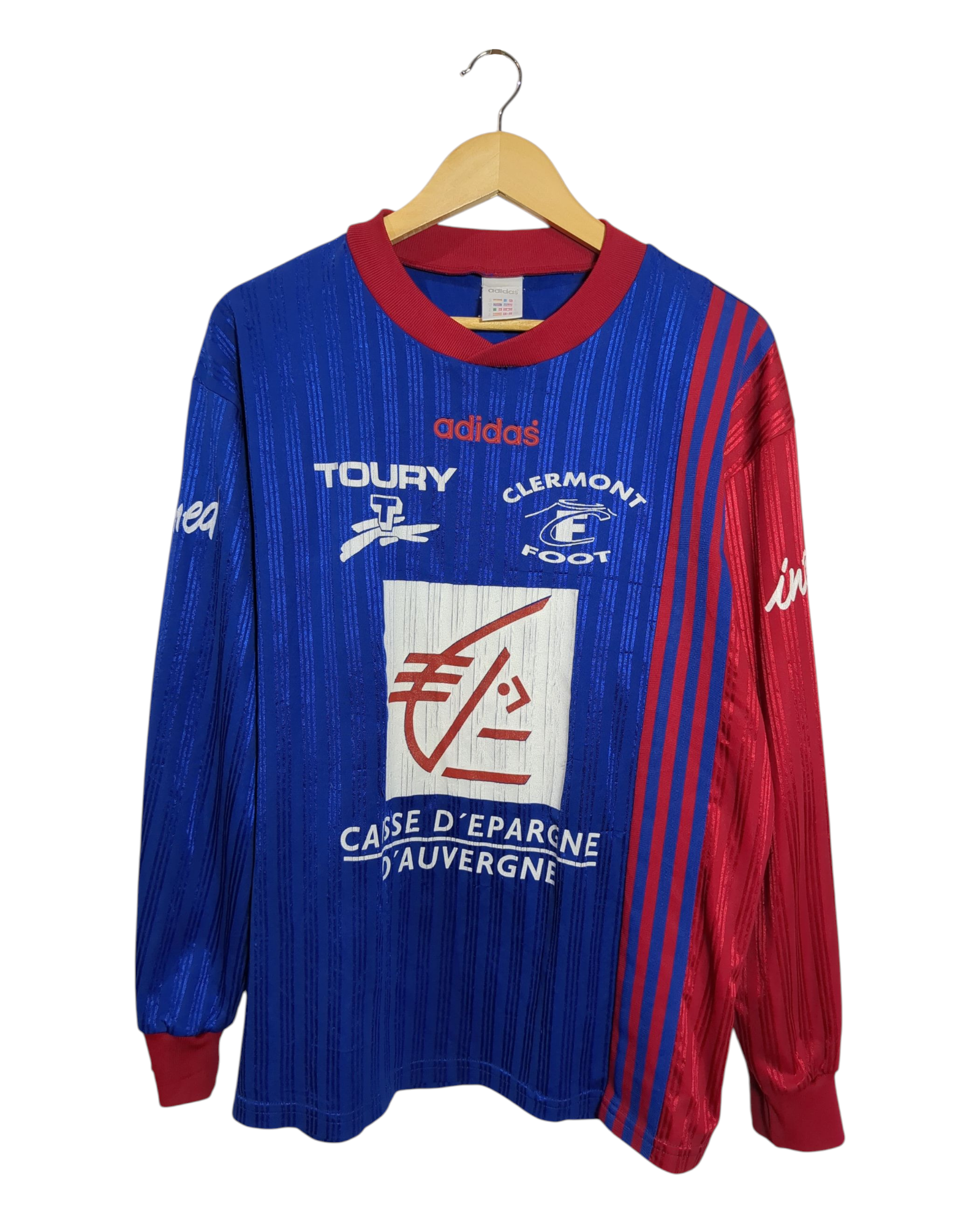 1990s Clermont Foot Adidas Home/Away Shirt - (L)