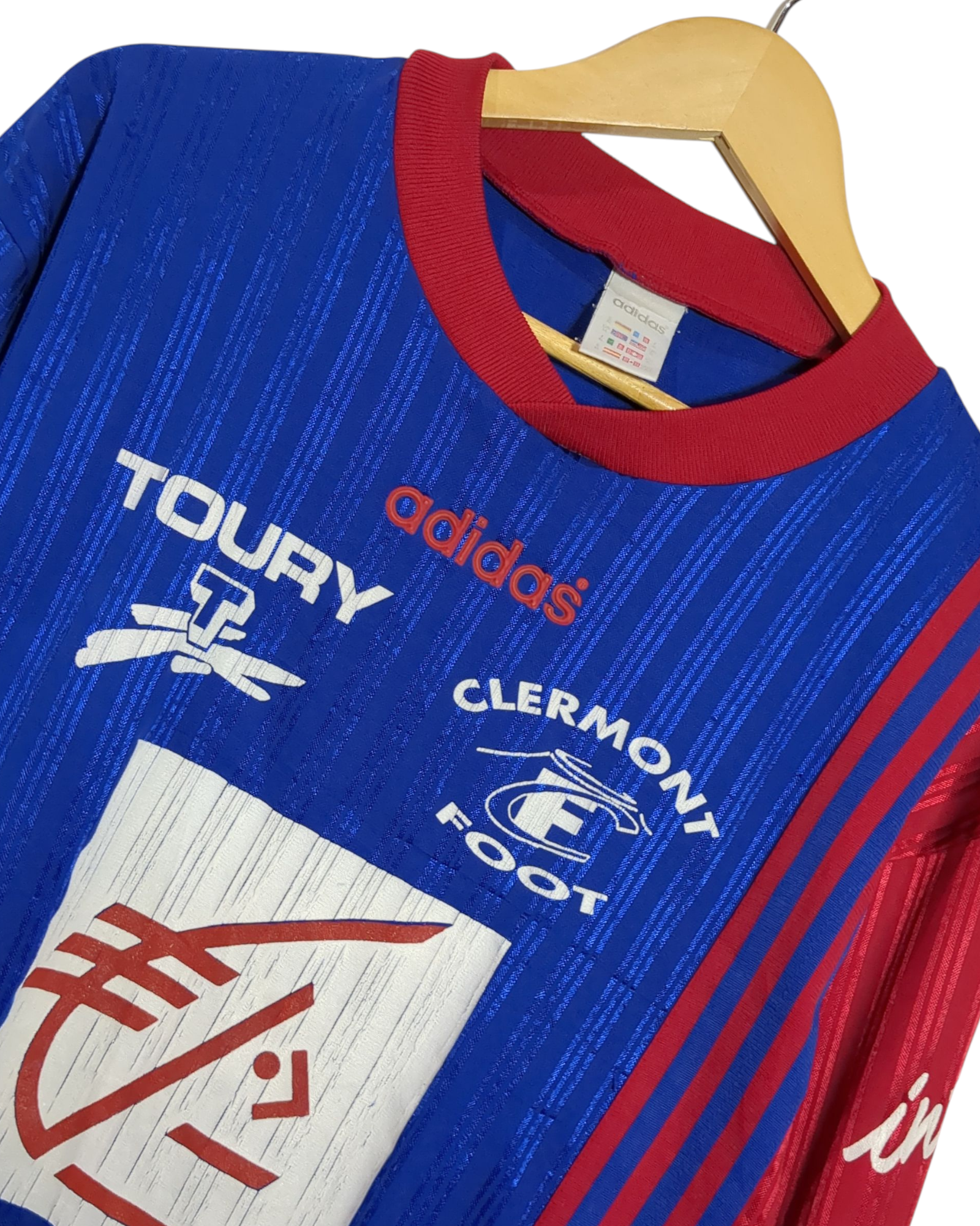 1990s Clermont Foot Adidas Home/Away Shirt - (L)