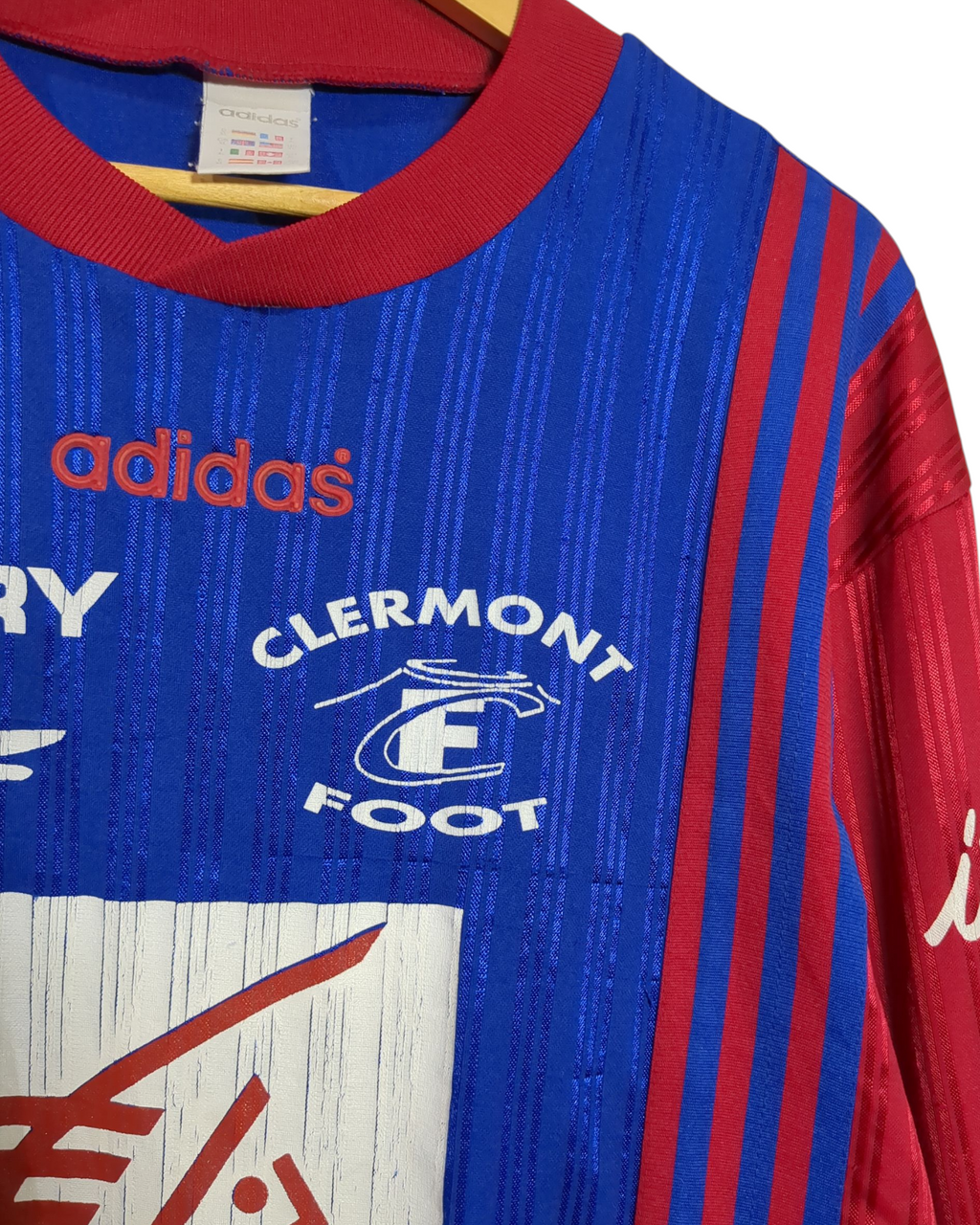1990s Clermont Foot Adidas Home/Away Shirt - (L)