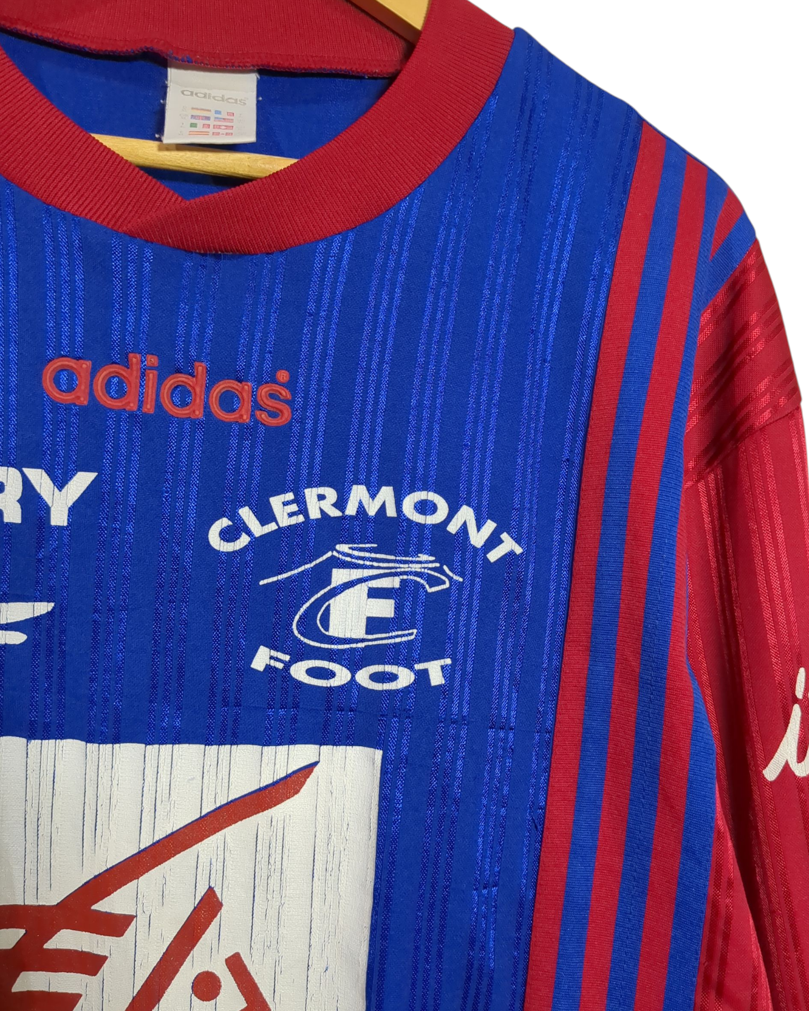 1990s Clermont Foot Adidas Home/Away Shirt - (L)