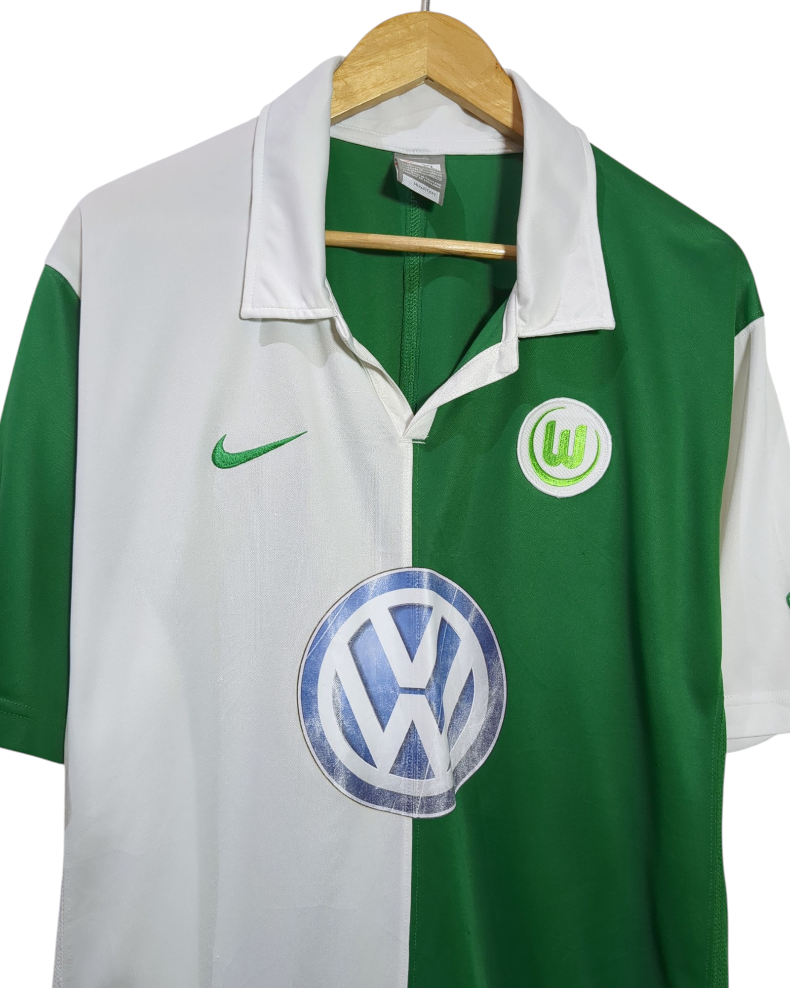 2007-08 Wolfsburg Nike Home Shirt - (L)