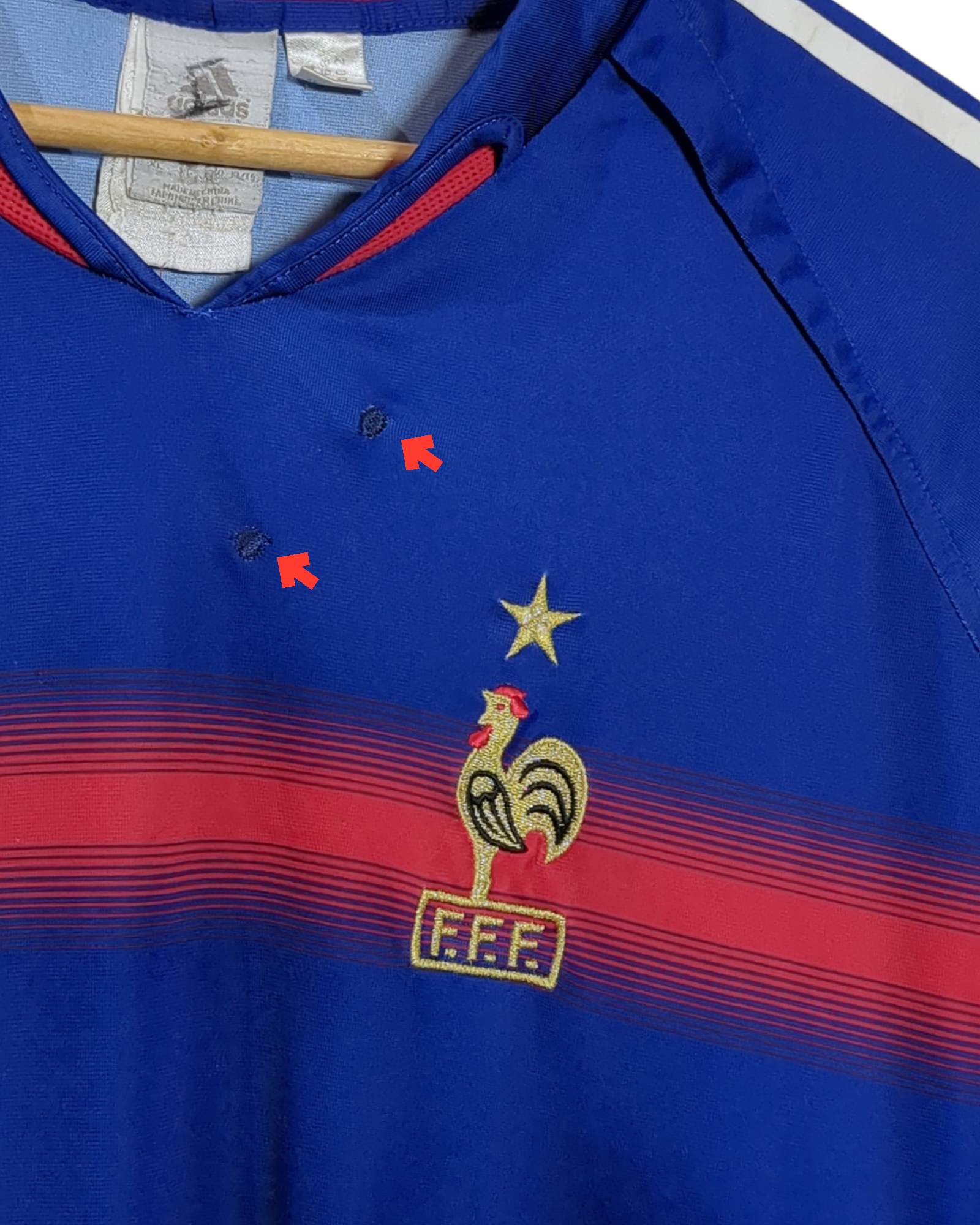 2004-06 France Adidas Home Shirt - (L)