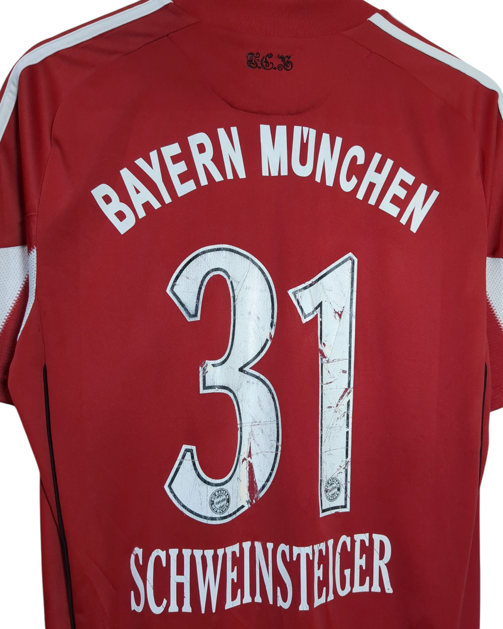 2010-11 Bayern Munich Adidas Home Shirt #31 Schweinsteiger - (M)