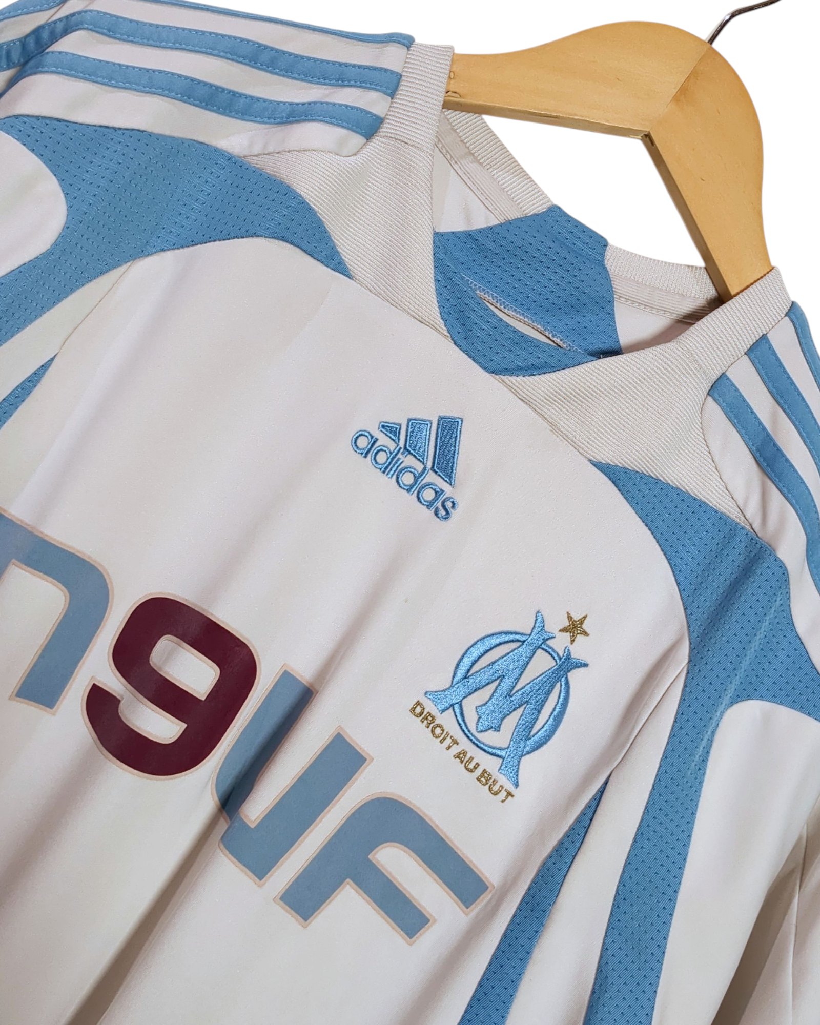 2007-08 Olympique Marseille Adidas Home Shirt - (Y)