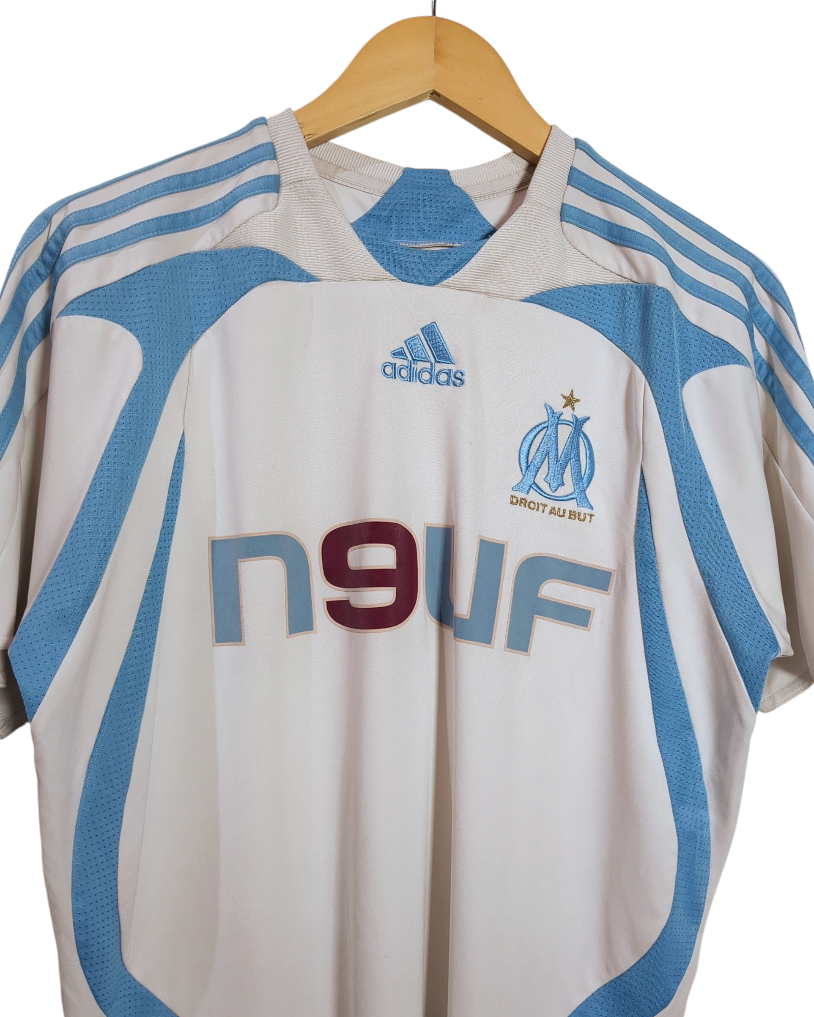 2007-08 Olympique Marseille Adidas Home Shirt - (Y)