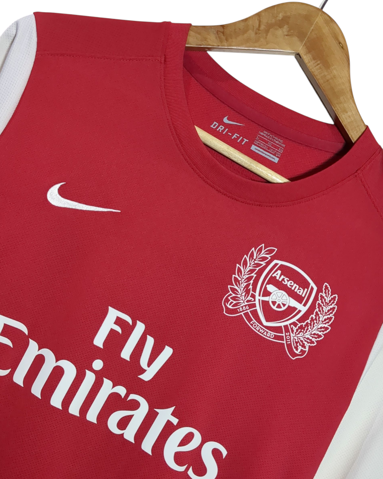 2011-12 Arsenal Nike '125th Anniversary' Home Shirt #14 Walcott - (XL.Boys)