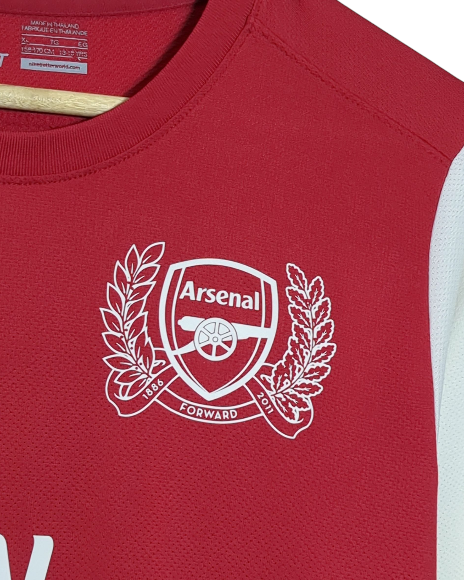 2011-12 Arsenal Nike '125th Anniversary' Home Shirt #14 Walcott - (XL.Boys)