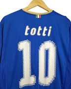 2008-09 Italy Puma Home Shirt #10 Totti - (L)