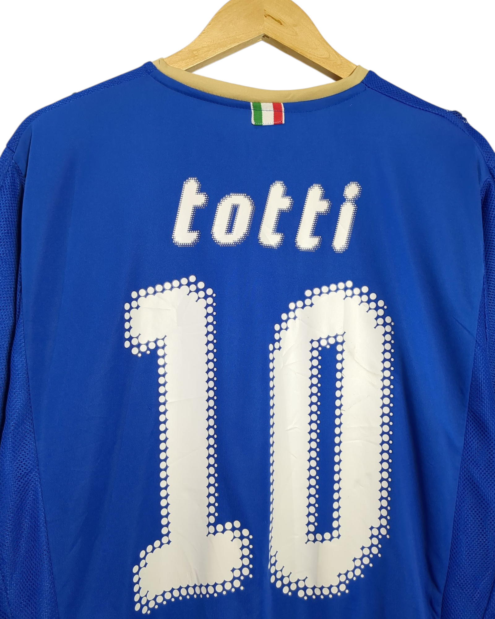 2008-09 Italy Puma Home Shirt #10 Totti - (L)