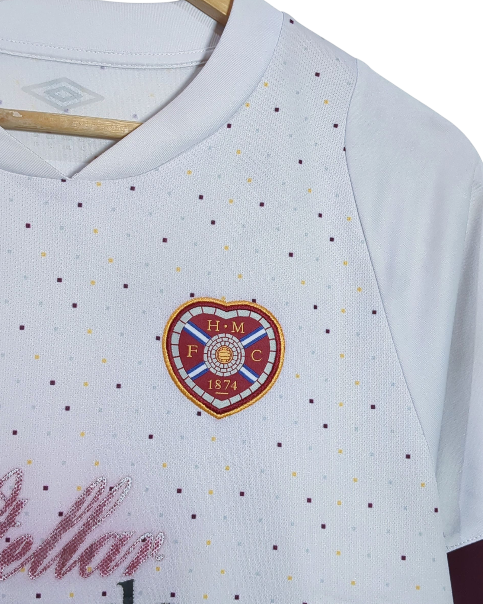 2022-23 Hearts Umbro Away Shirt #14 Devlin - (M)