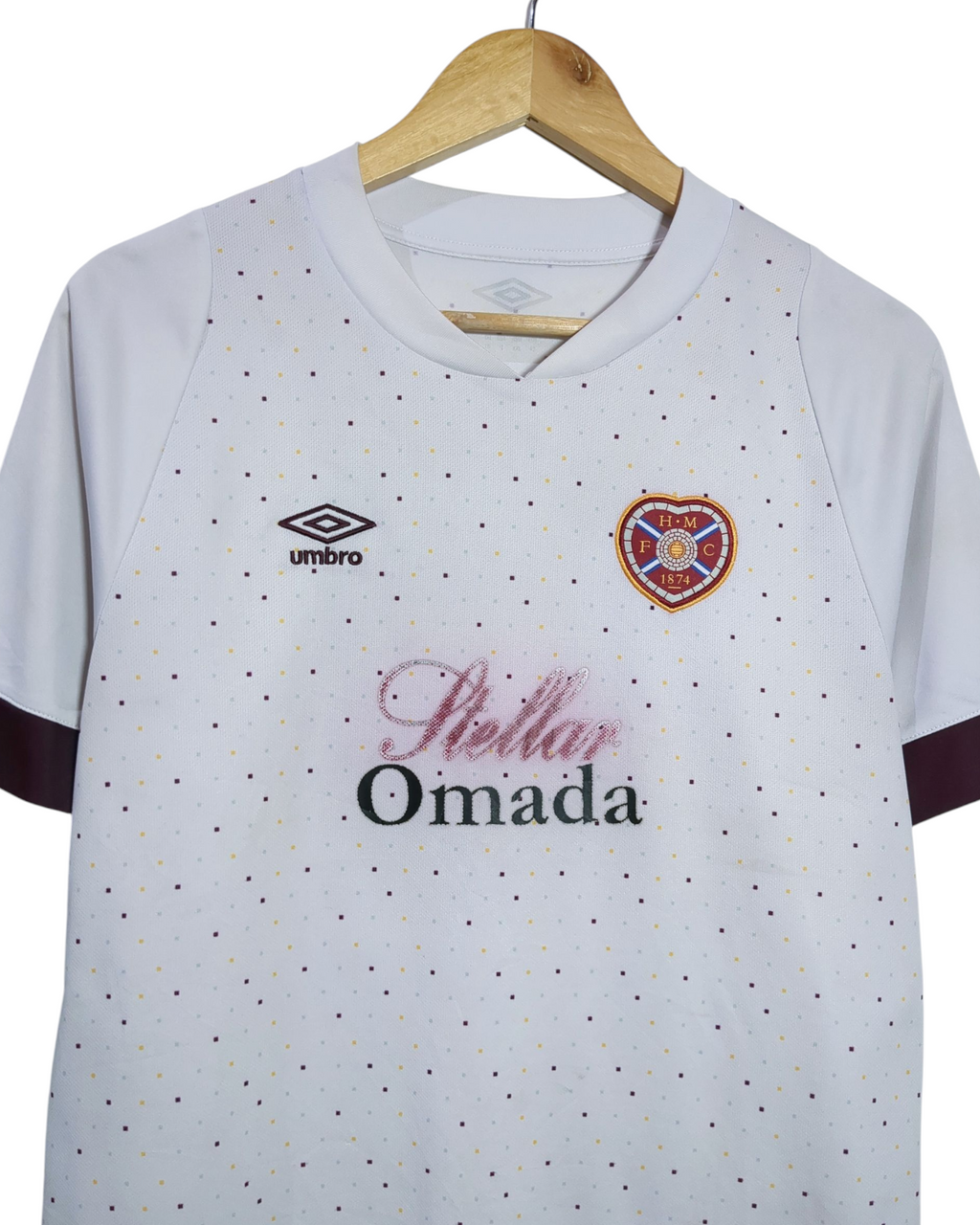 2022-23 Hearts Umbro Away Shirt #14 Devlin - (M)