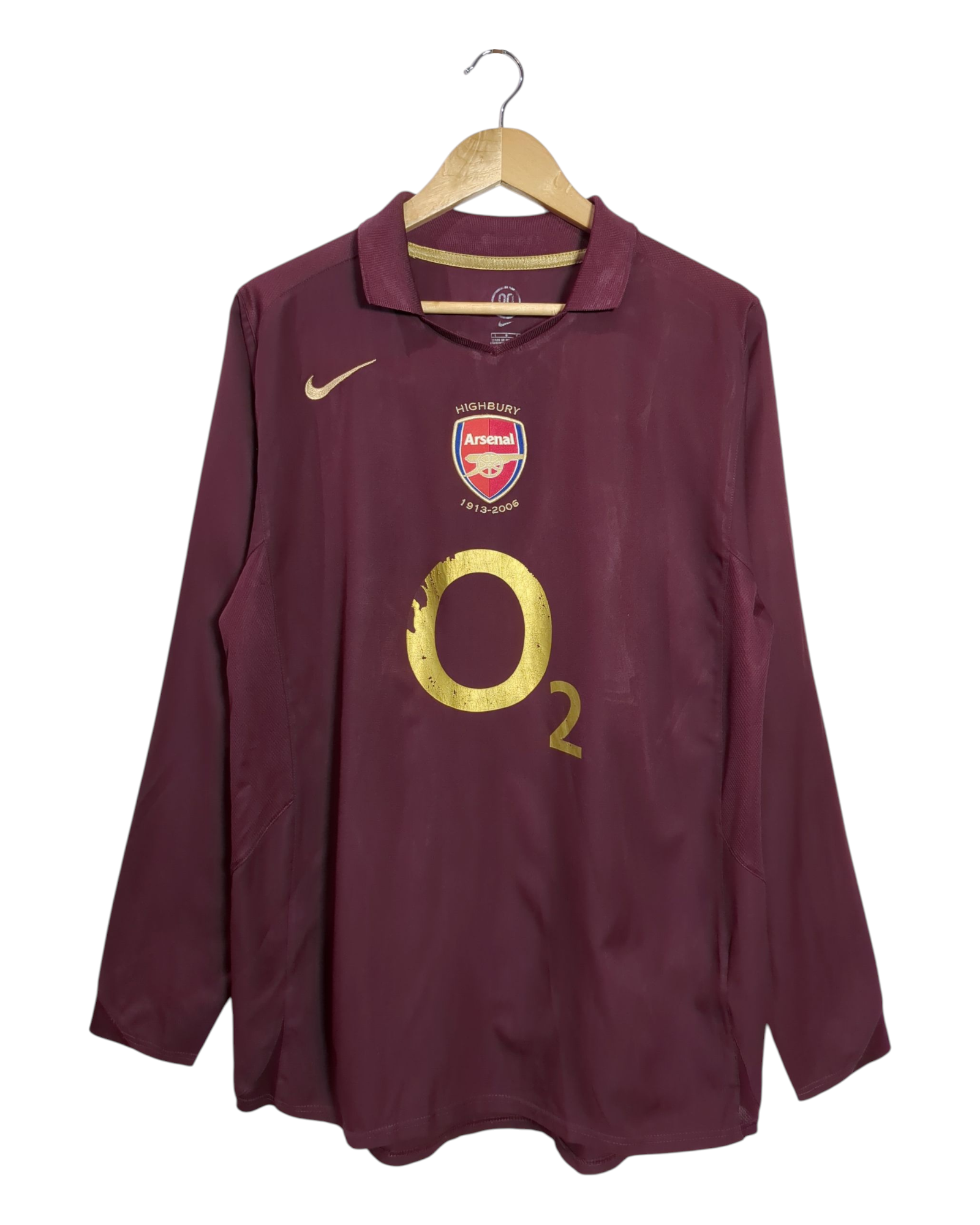 2005-06 Arsenal Nike Home L/S Shirt - (L)
