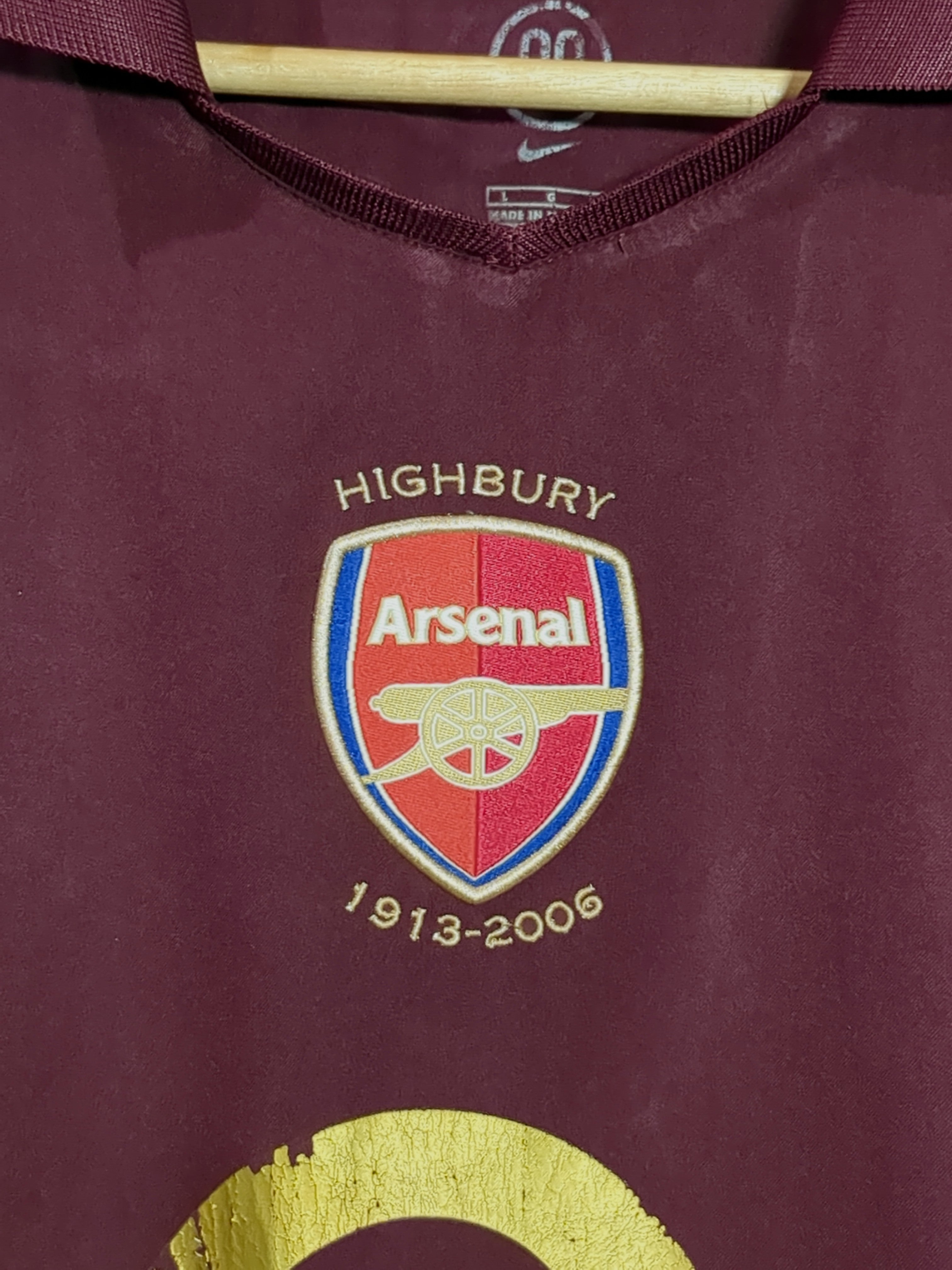 2005-06 Arsenal Nike Home L/S Shirt - (L)