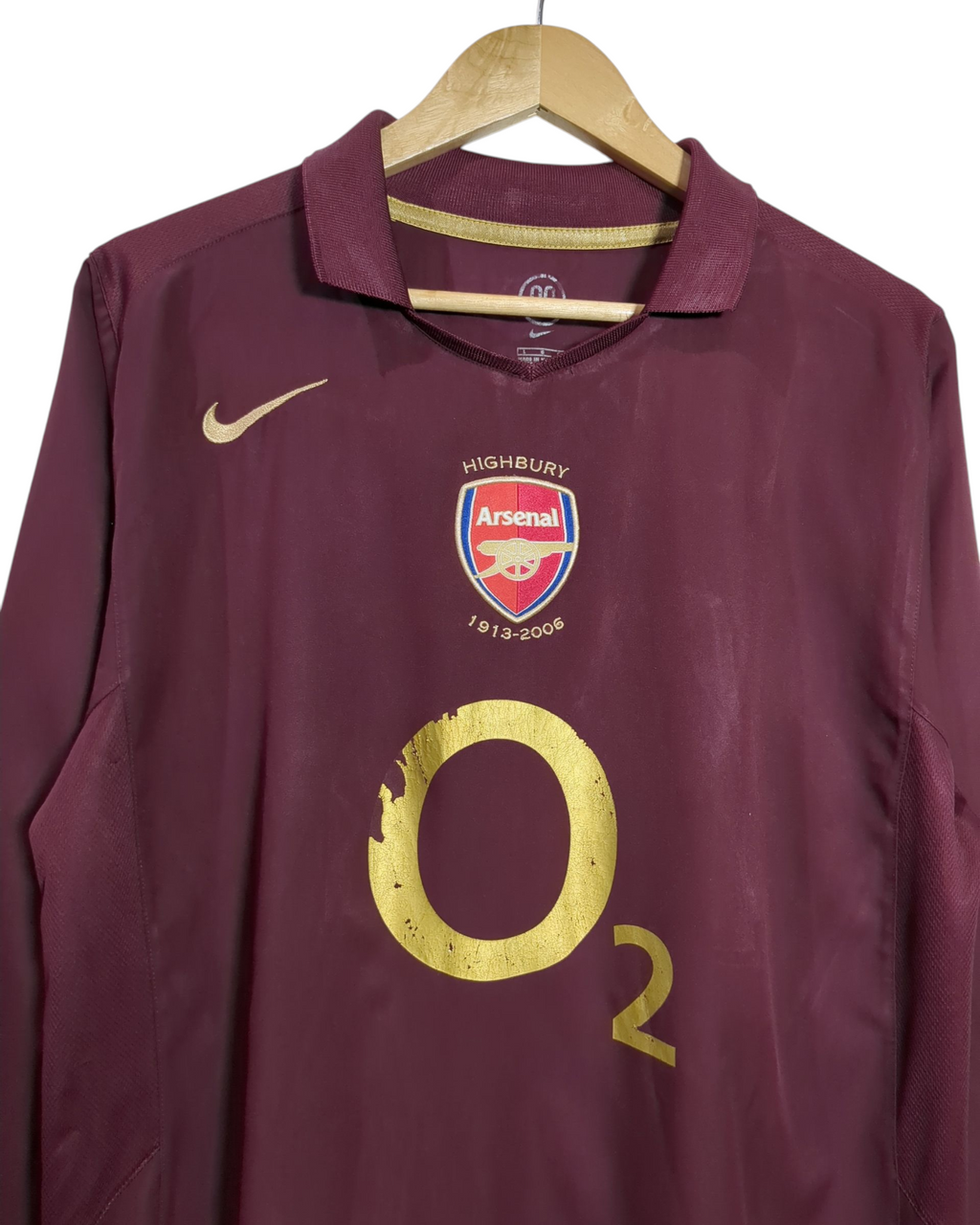 2005-06 Arsenal Nike Home L/S Shirt - (L)