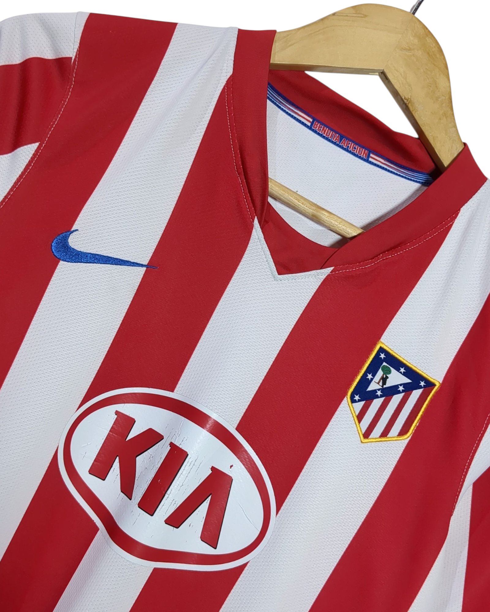2008-09 Atletico Madrid Nike Home Shirt - (XL.Boys)