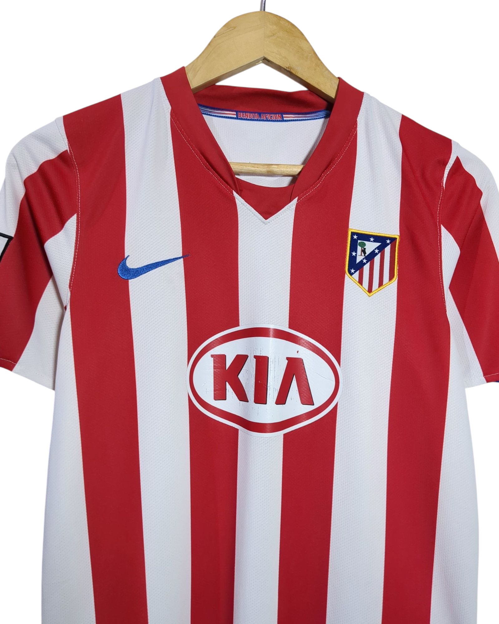 2008-09 Atletico Madrid Nike Home Shirt - (XL.Boys)