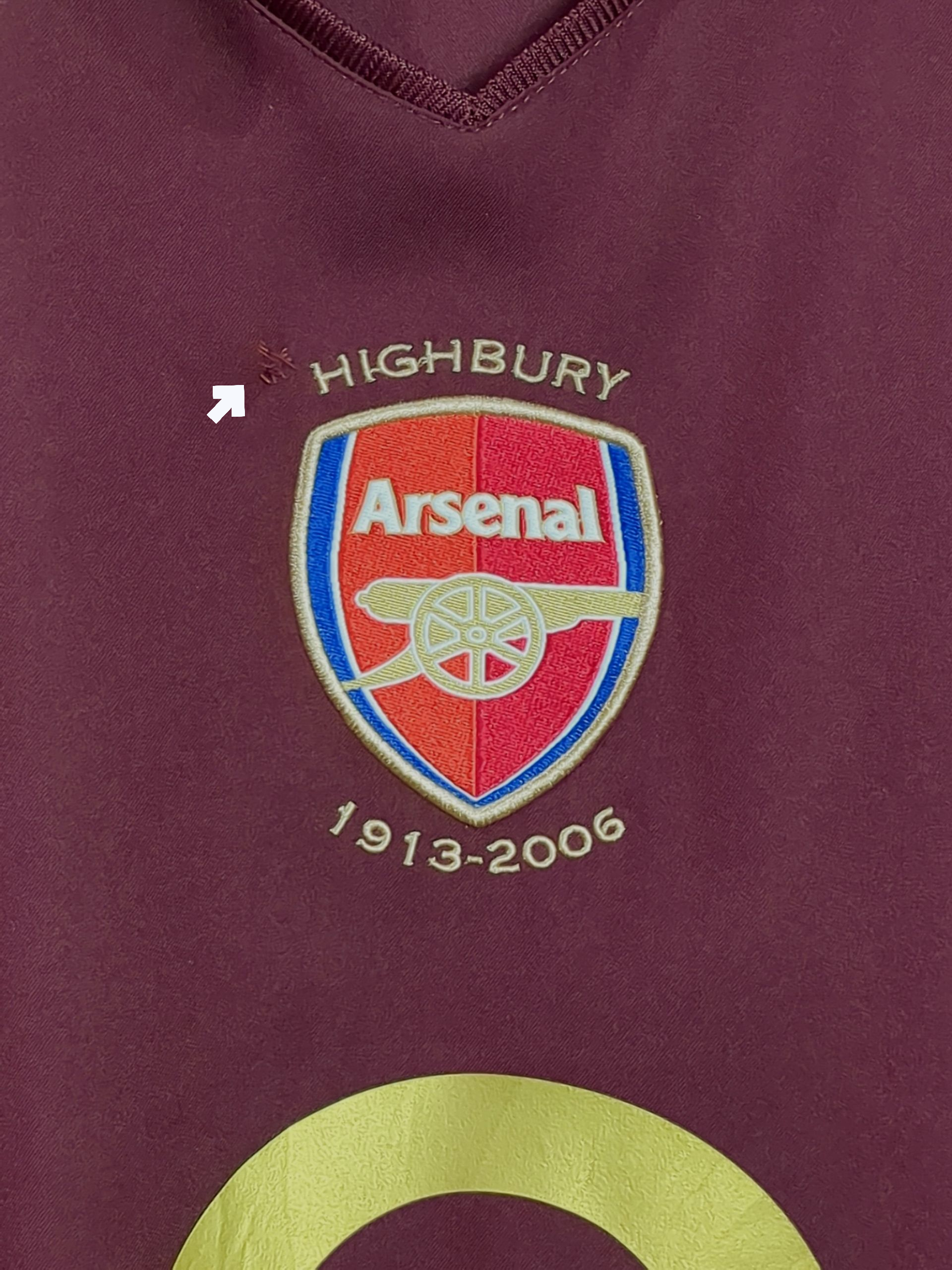 2005-06 Arsenal Nike Home Shirt - (L)