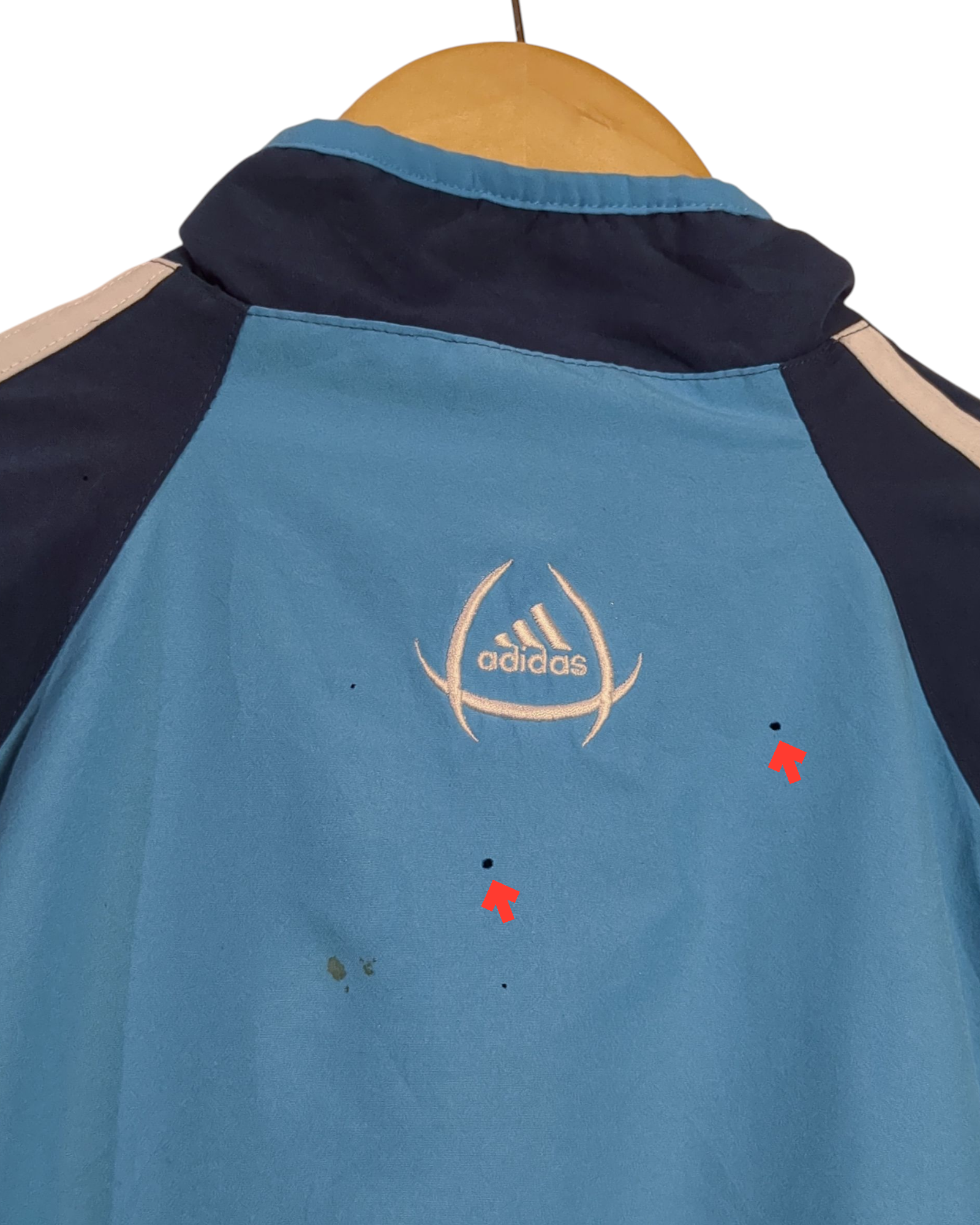 2004-05 Olympique Marseille Adidas Track Jacket - (XL)